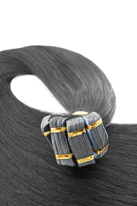 Tape in Double Hair Extensions | Black | 65cm
