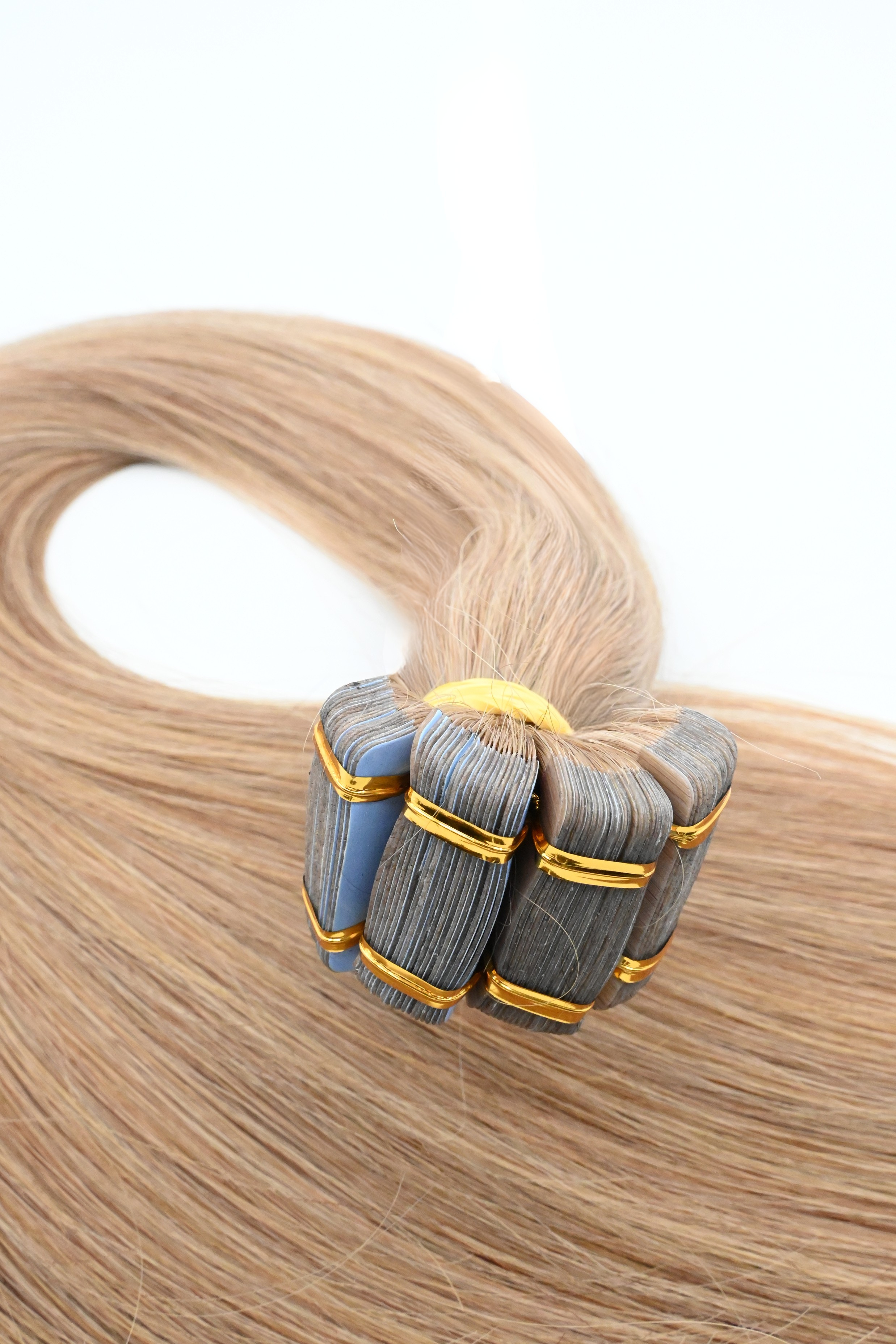 Tape in Double Hair Extensions | Light Ash Blonde | 65cm