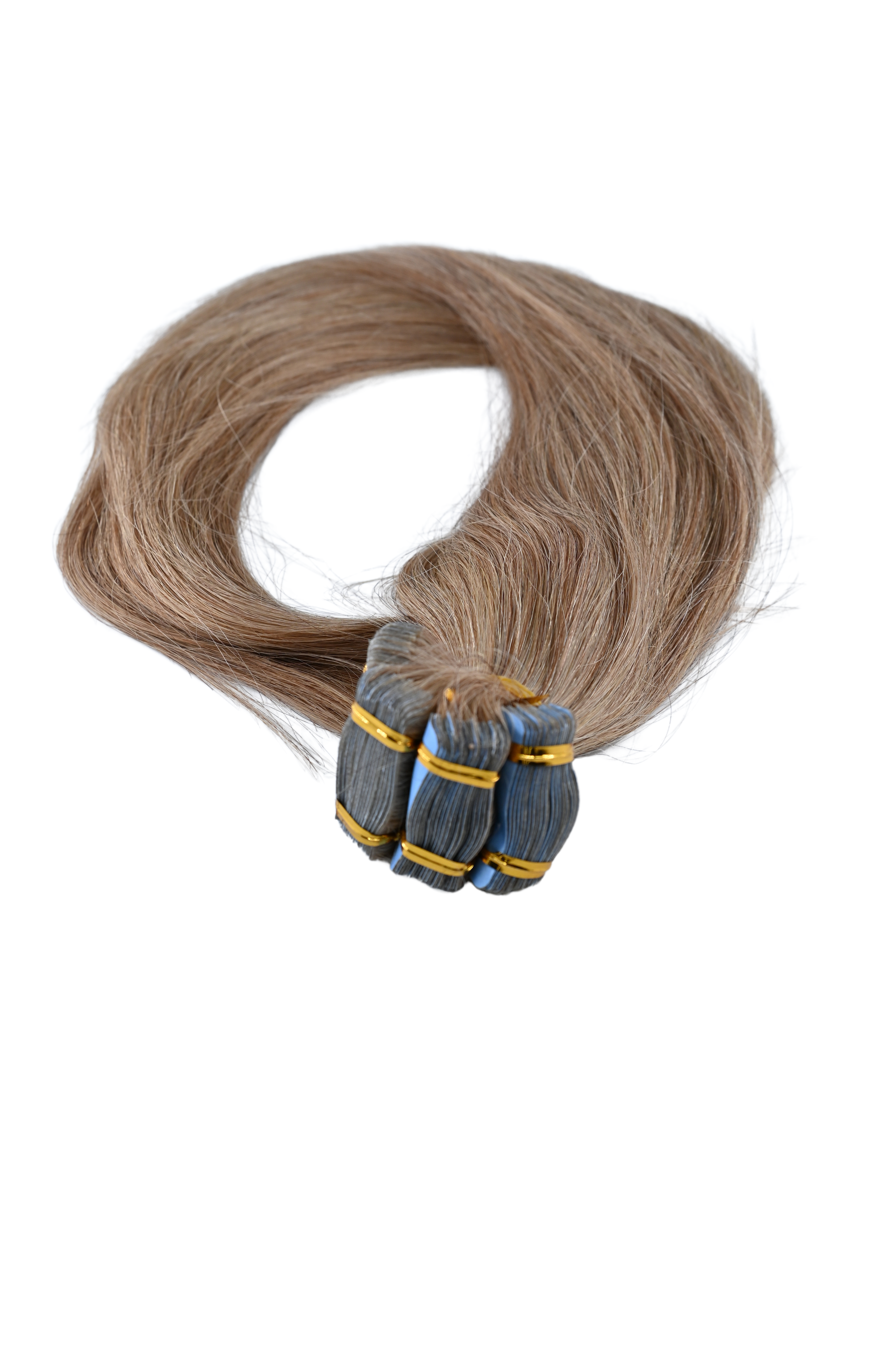 Invisible Tape-In Hair Extensions – Medium Ash Blonde – 65 inch