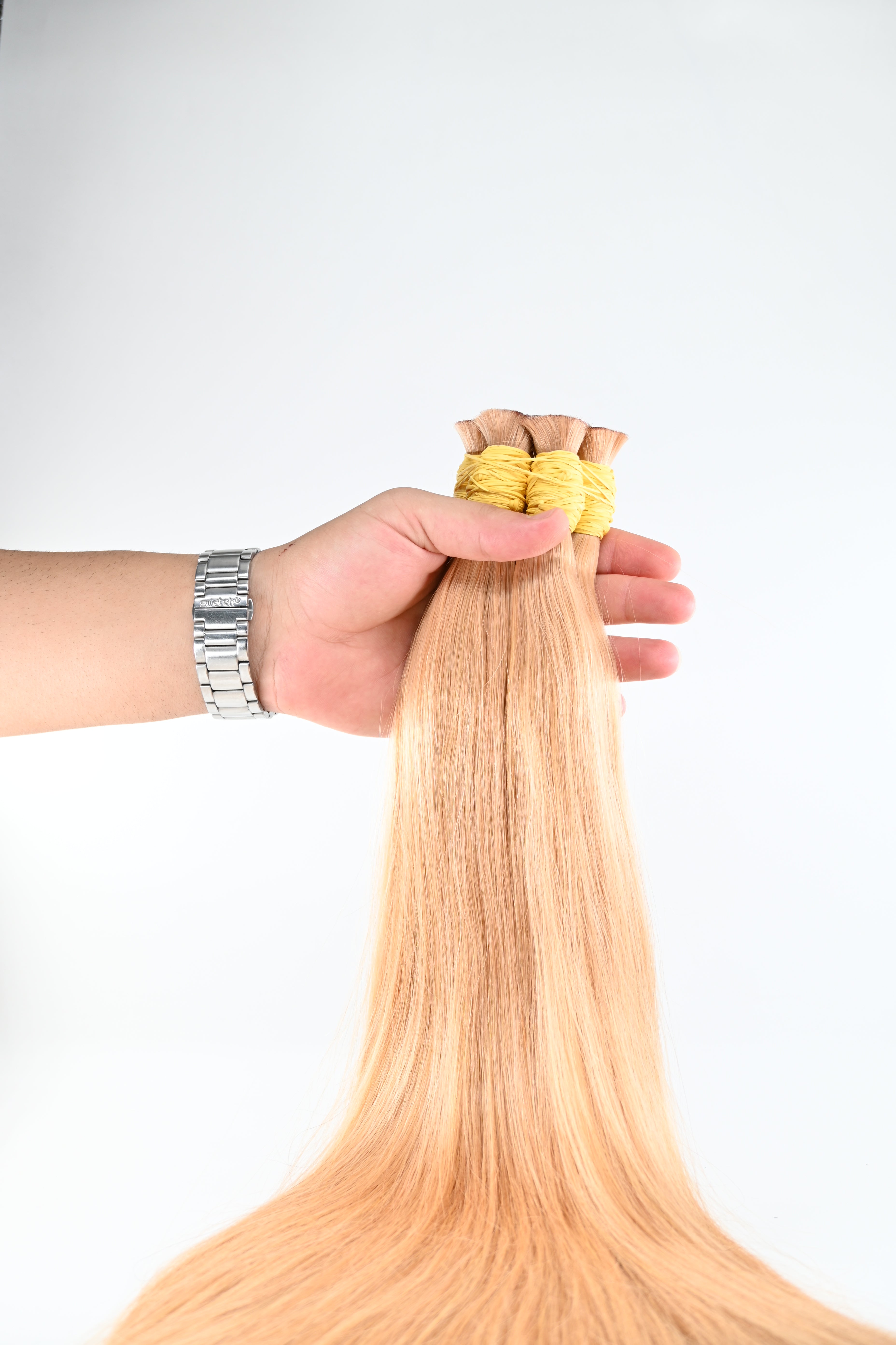 Double Drawn Hair - Platinum | 65 cm