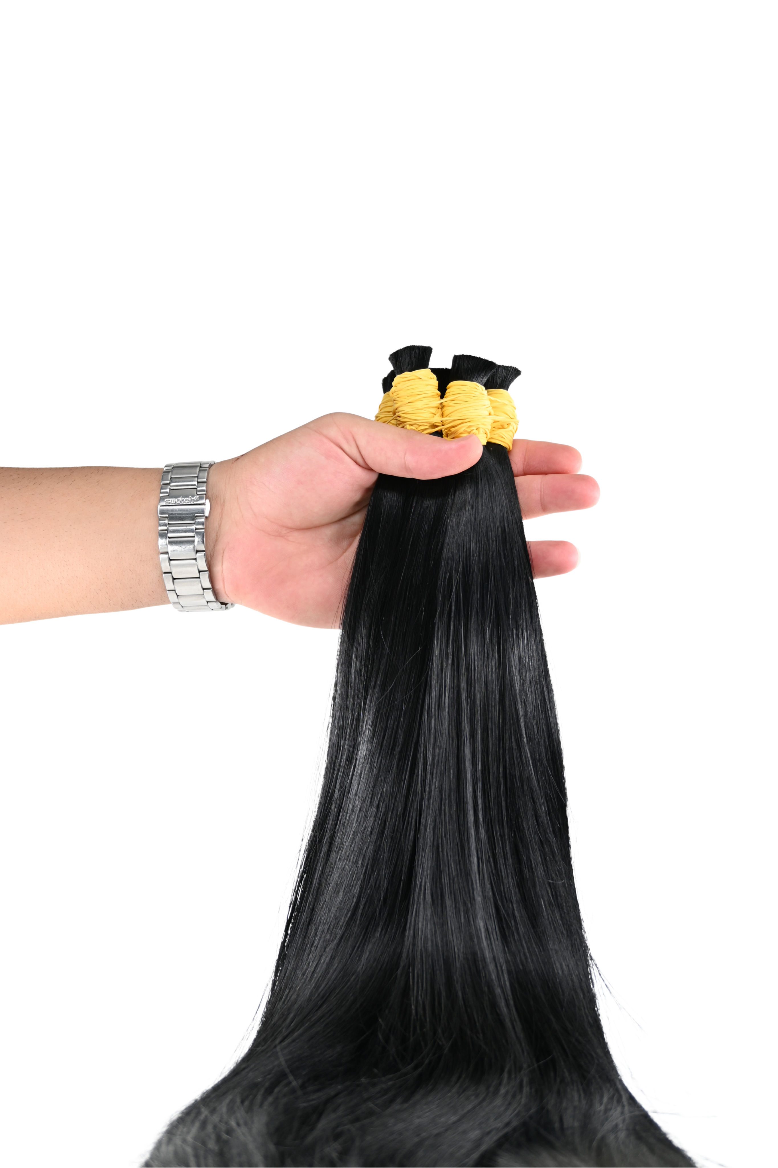 Double Drawn Hair - Black | 65 cm