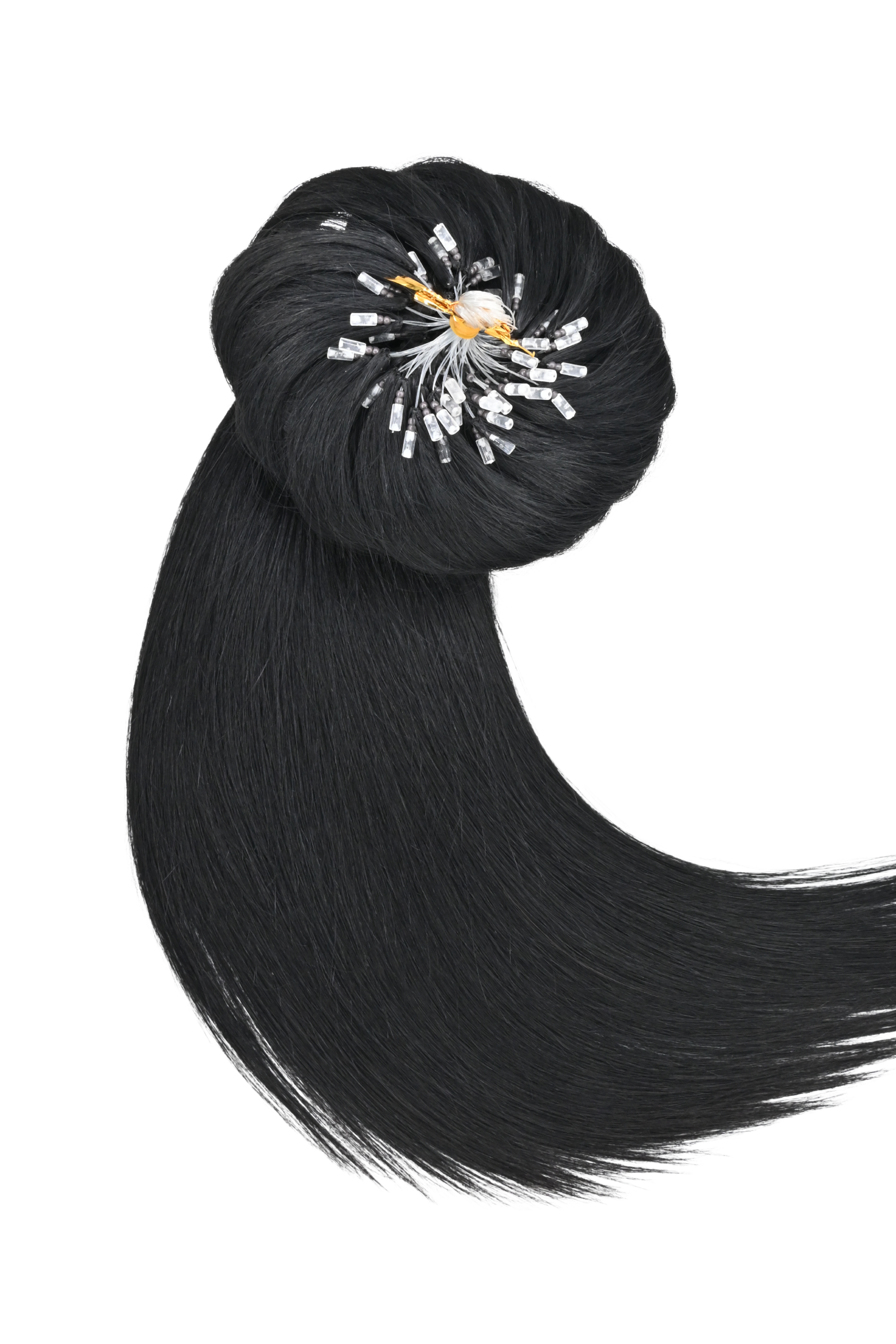 Ananas 6HD Hair Extensions- Black | 65 cm