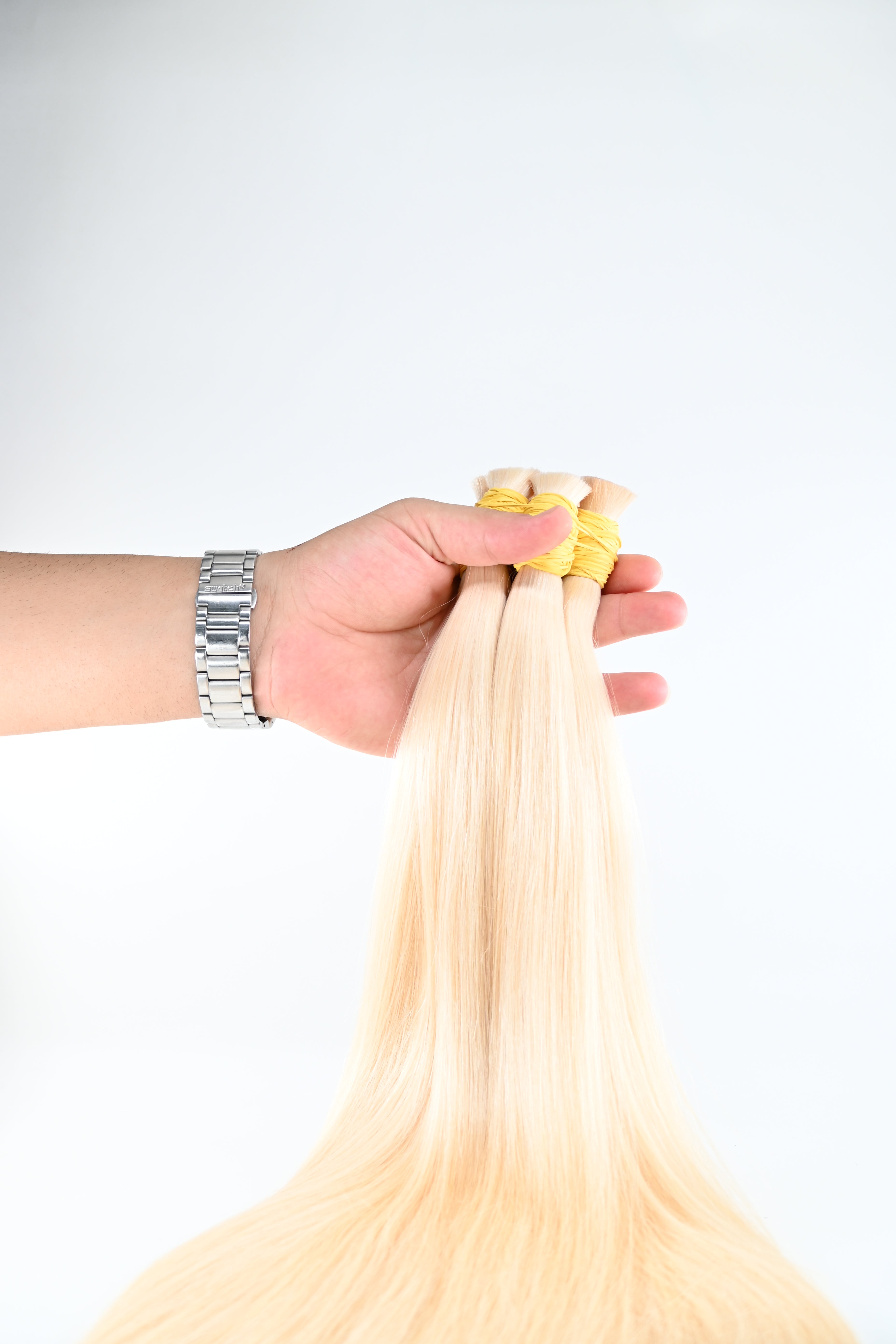 Double Drawn Hair - Platinum | 65 cm