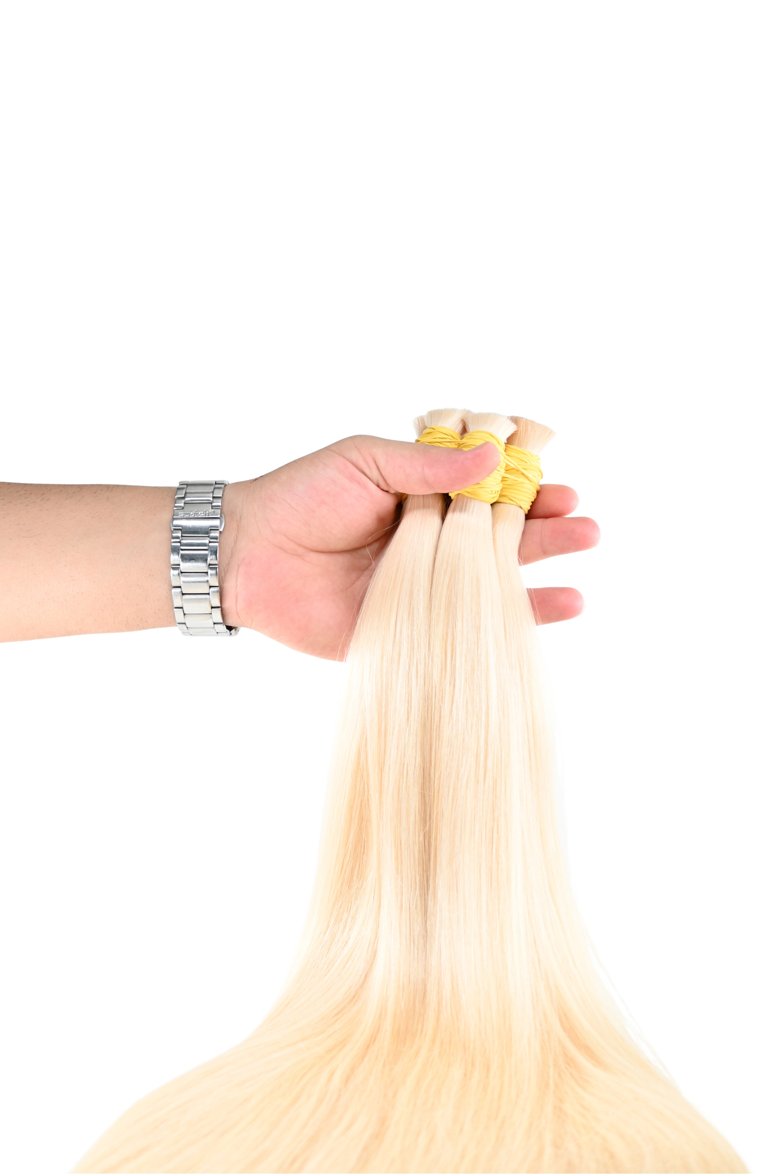 Double Drawn Hair - Platinum | 65 cm