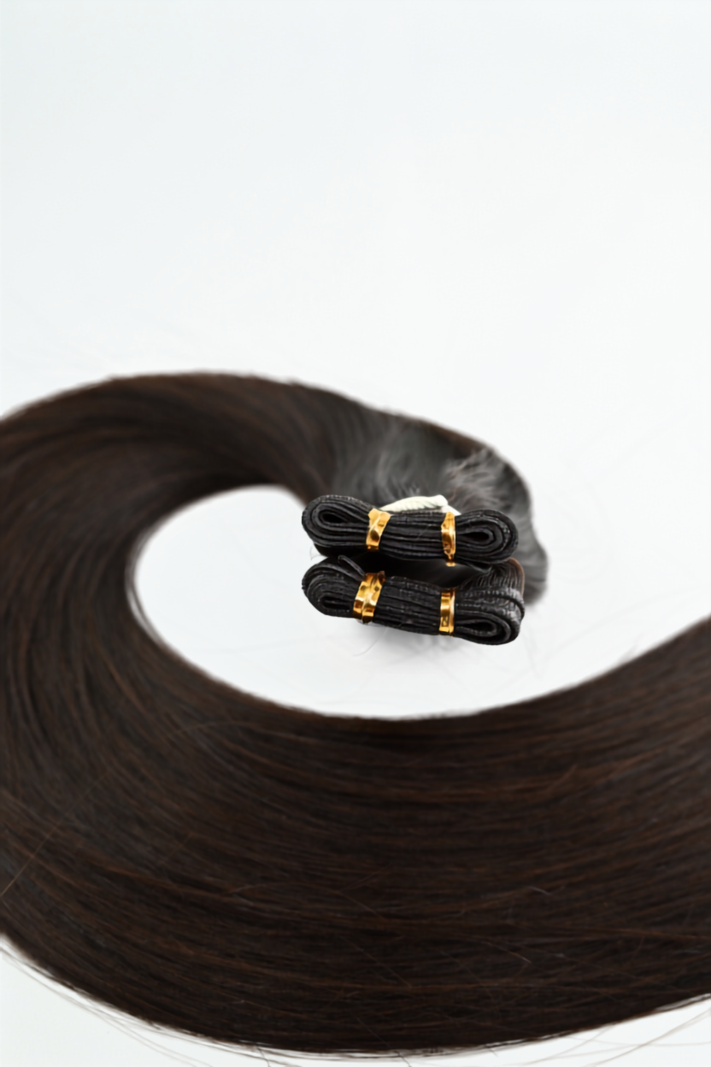 Genius Weft Hair Extensions – Darkest Brown – 65cm/26 inch