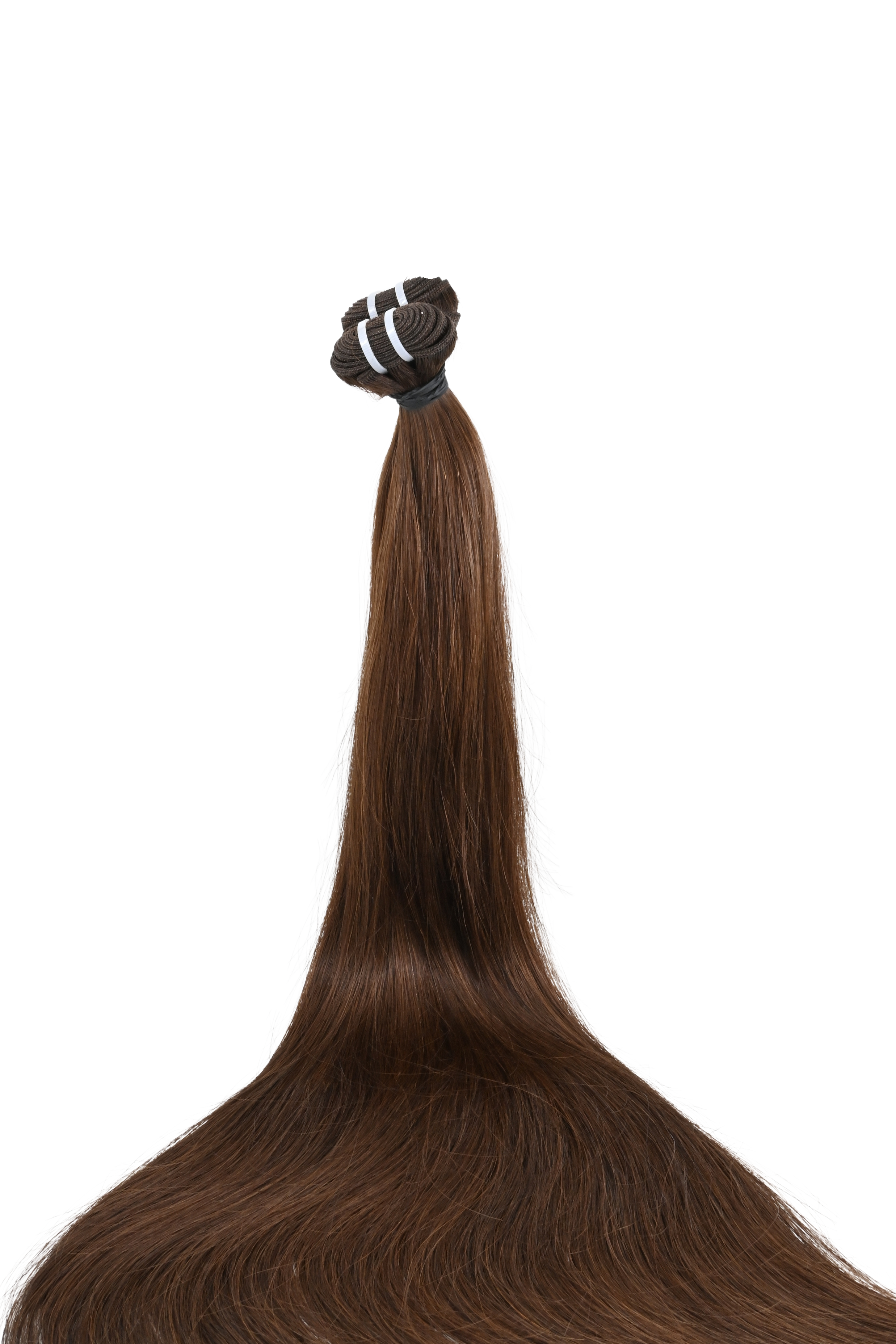 Double Drawn – Weft in Hair Extensions - Dark Brown | 65 cm