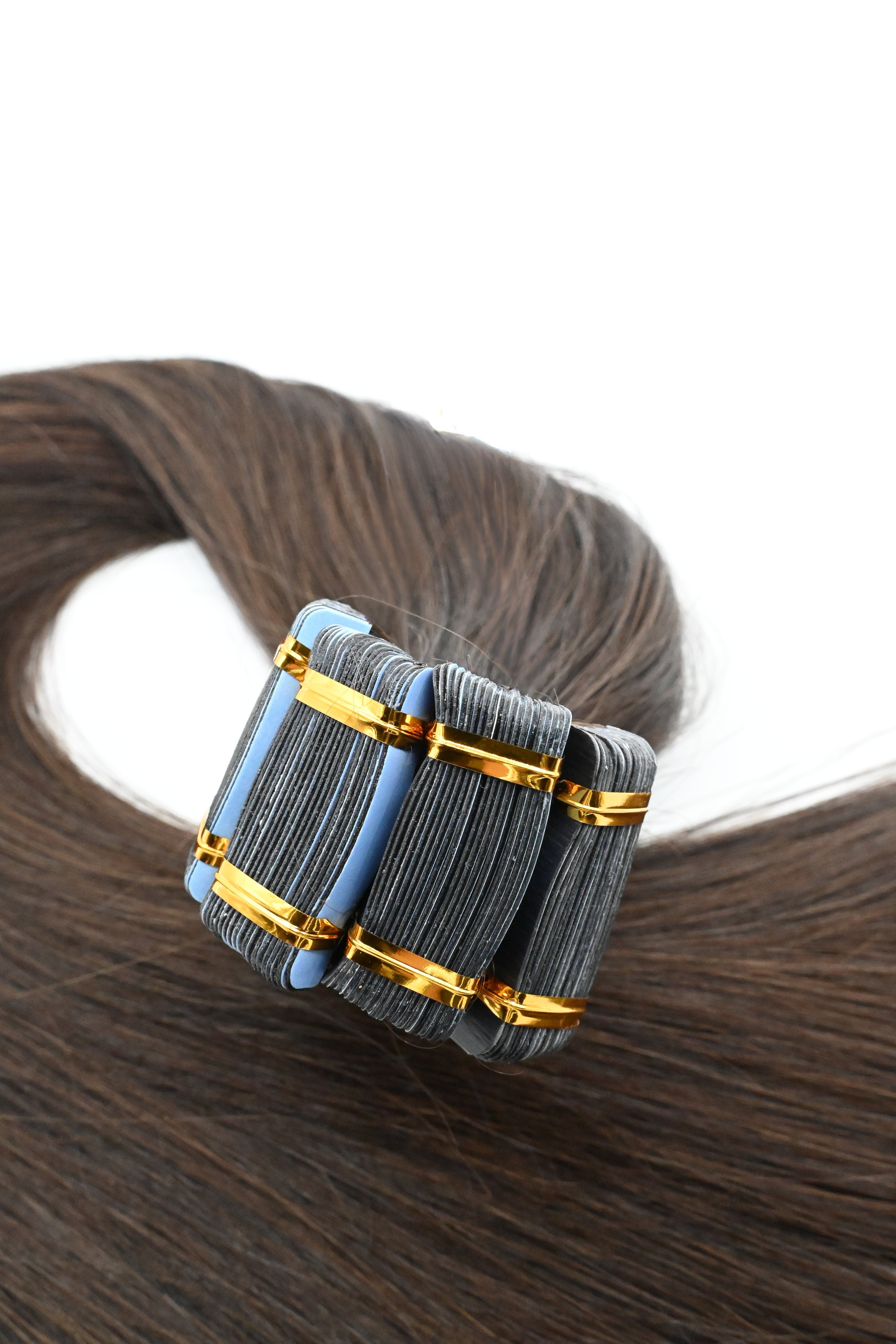 Tape in Double Hair Extensions | Brown | 65cm
