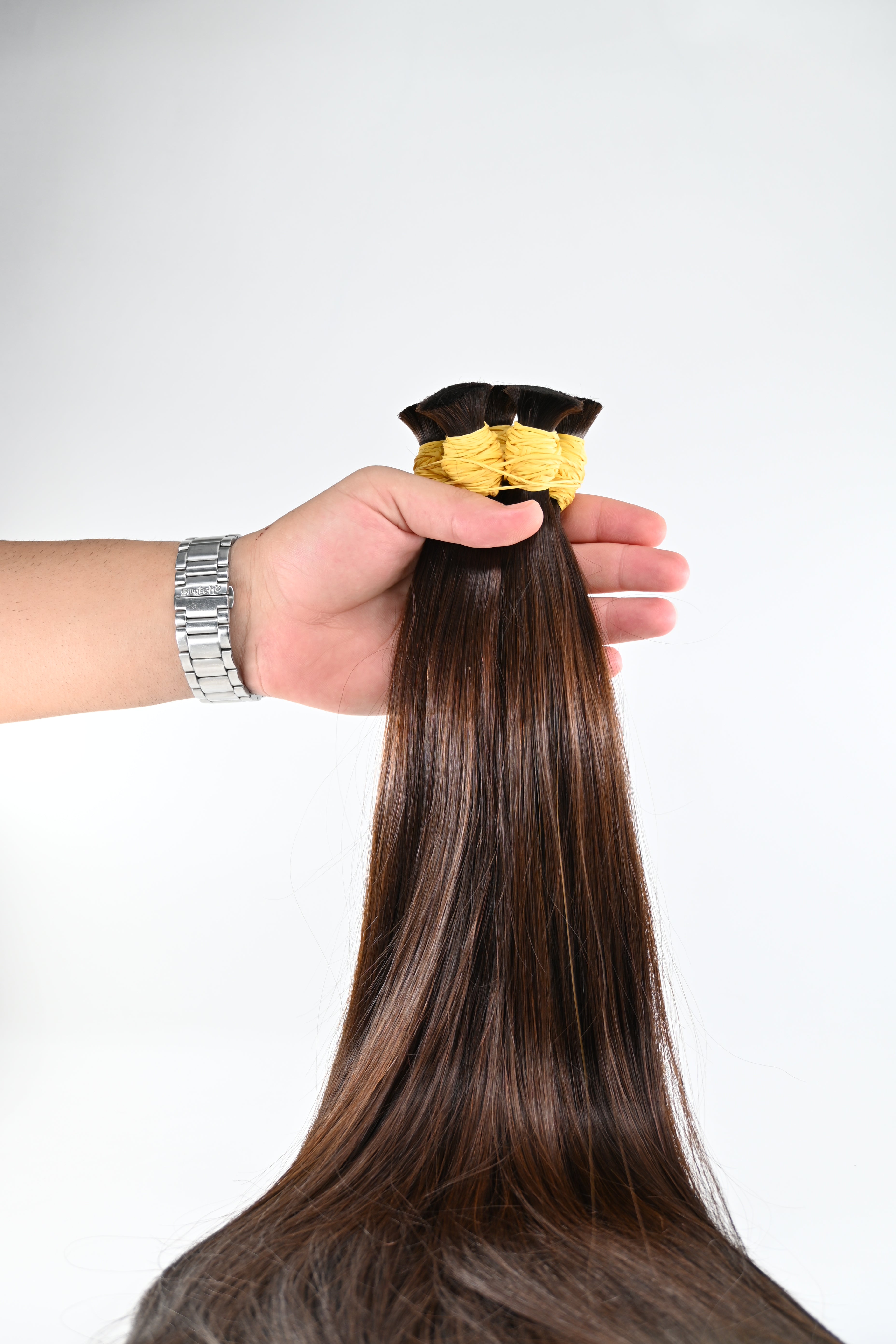 Double Drawn Hair - Dark Brown | 65 cm