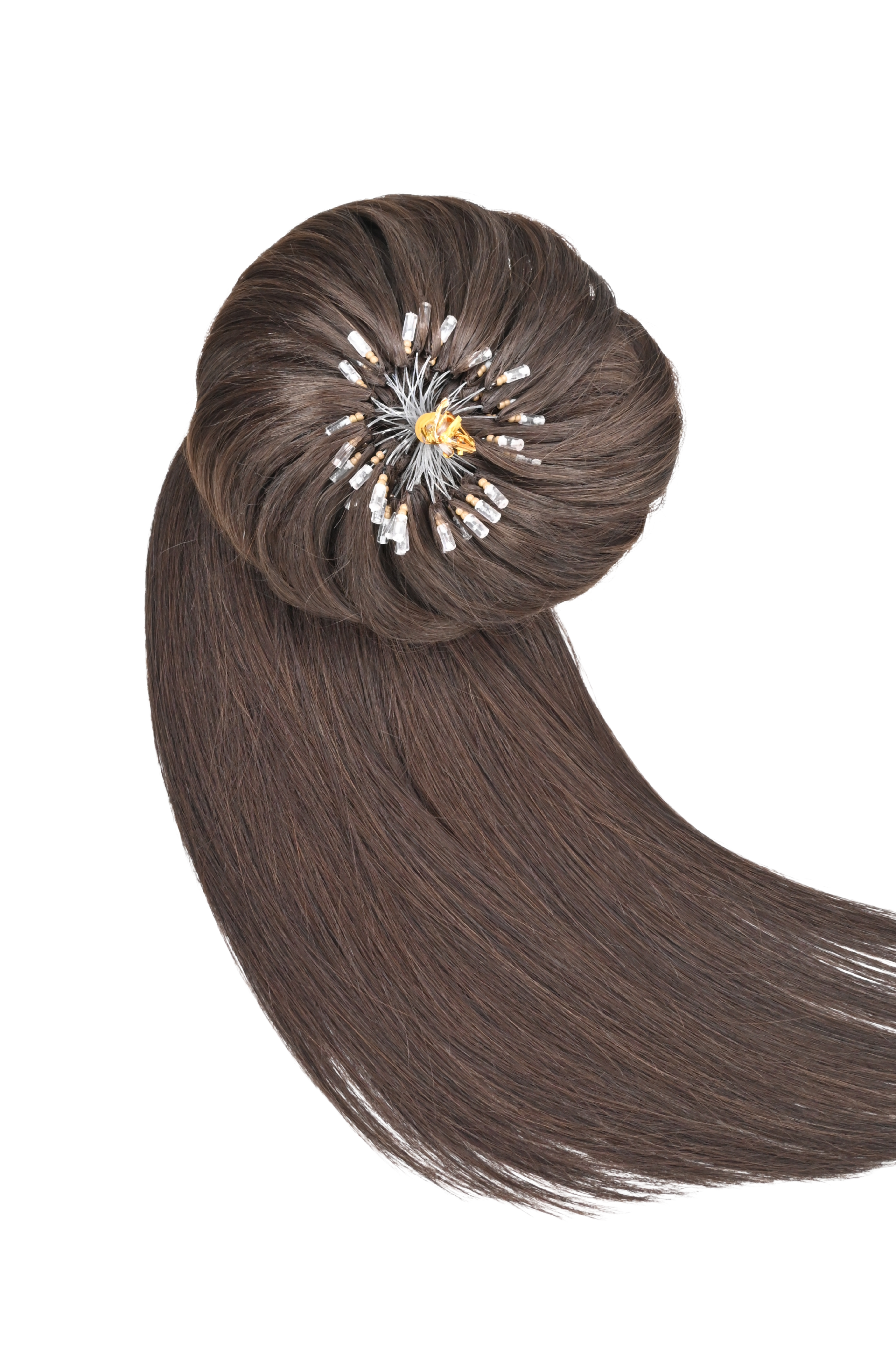 Ananas 6HD Hair Extensions - Brown | 65 cm