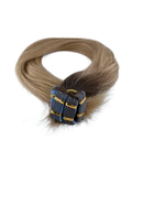 Invisible Tape-In Hair Extensions – Ombre Brown to Caramel Blonde – 65 inch
