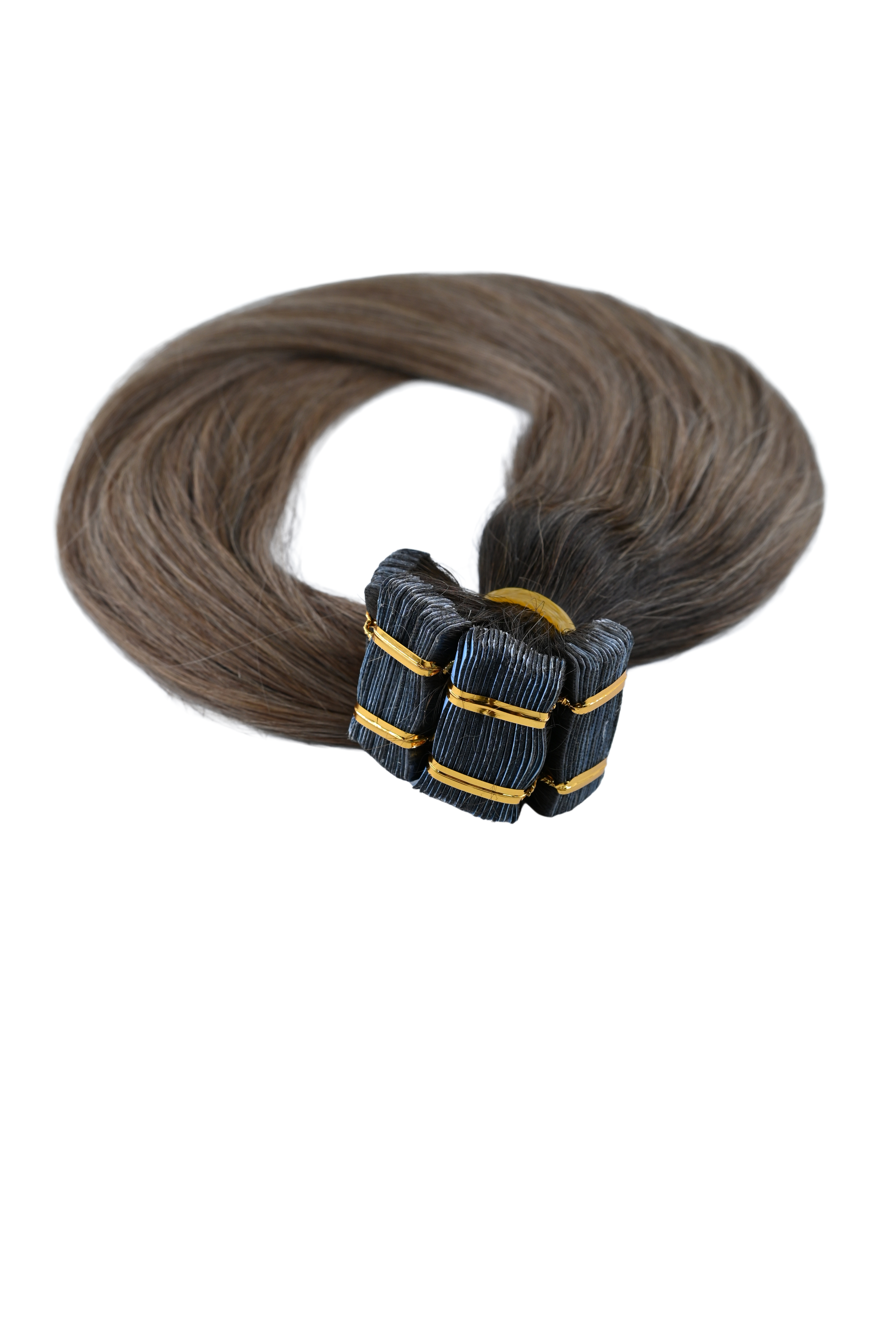 Invisible Tape-In Hair Extensions – Ombre Brown to Balayage Blonde – 65 inch