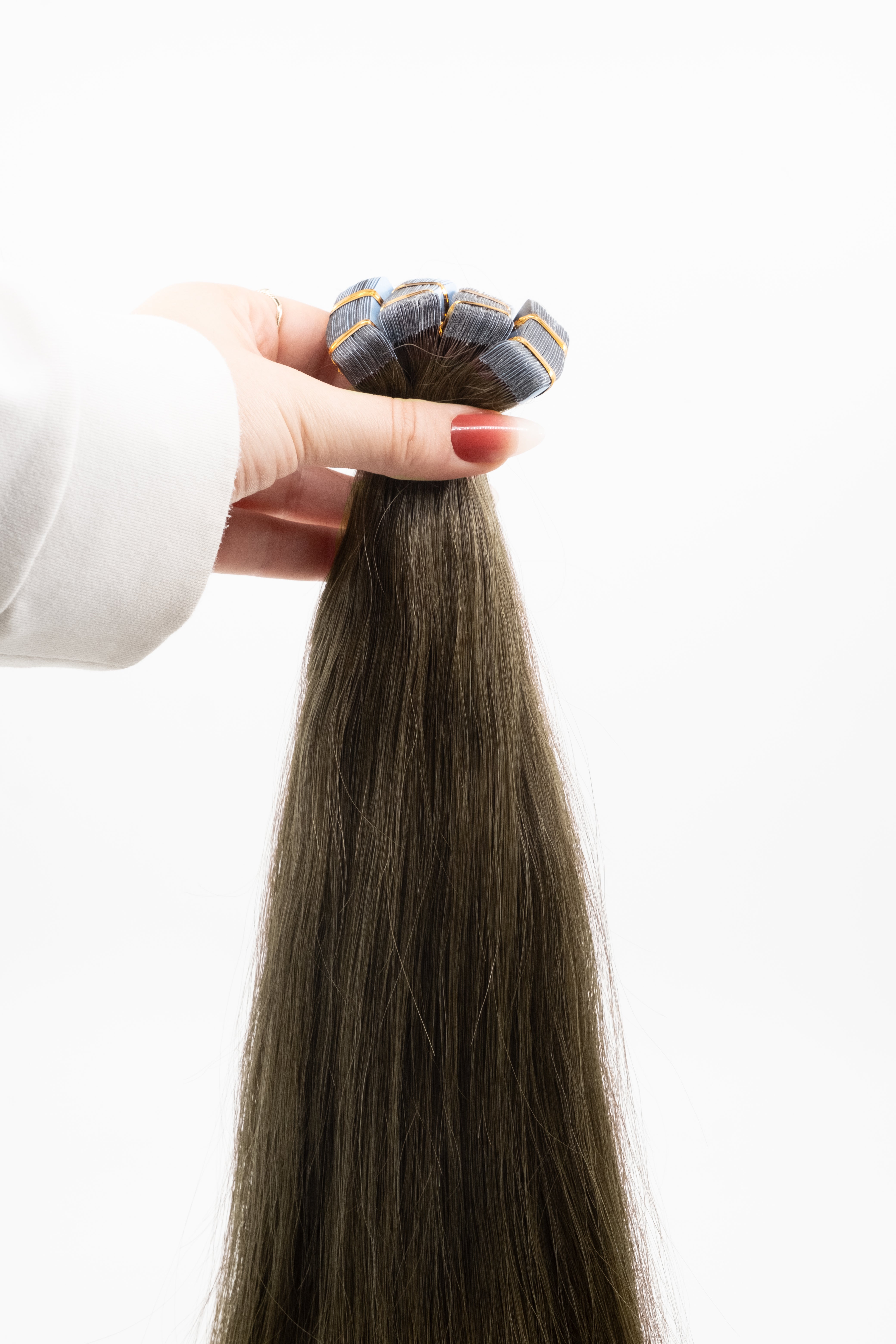 Küllü Kahverengi Bant Kaynak Saç