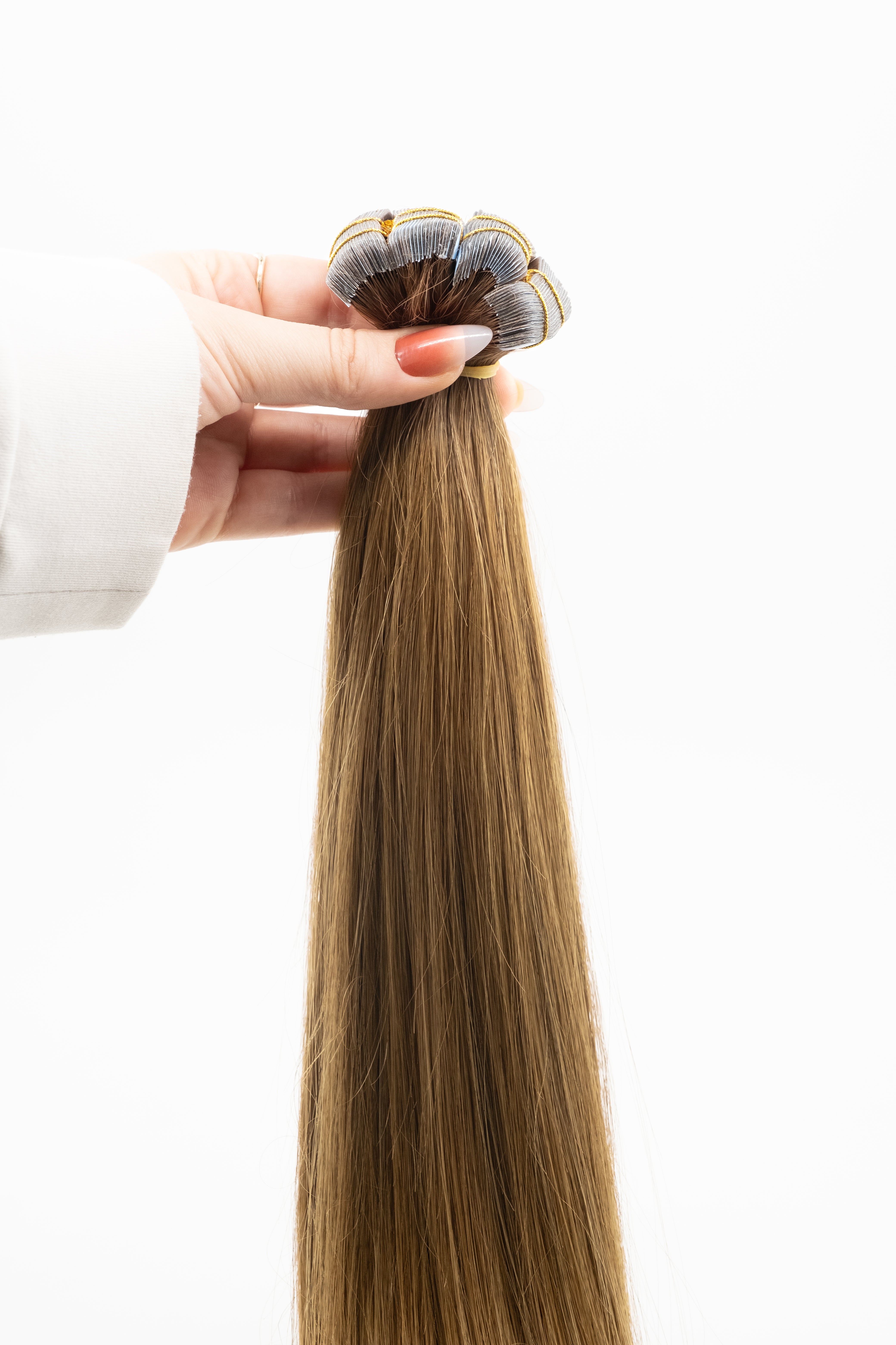 Kahverengi Bant Kaynak Saç