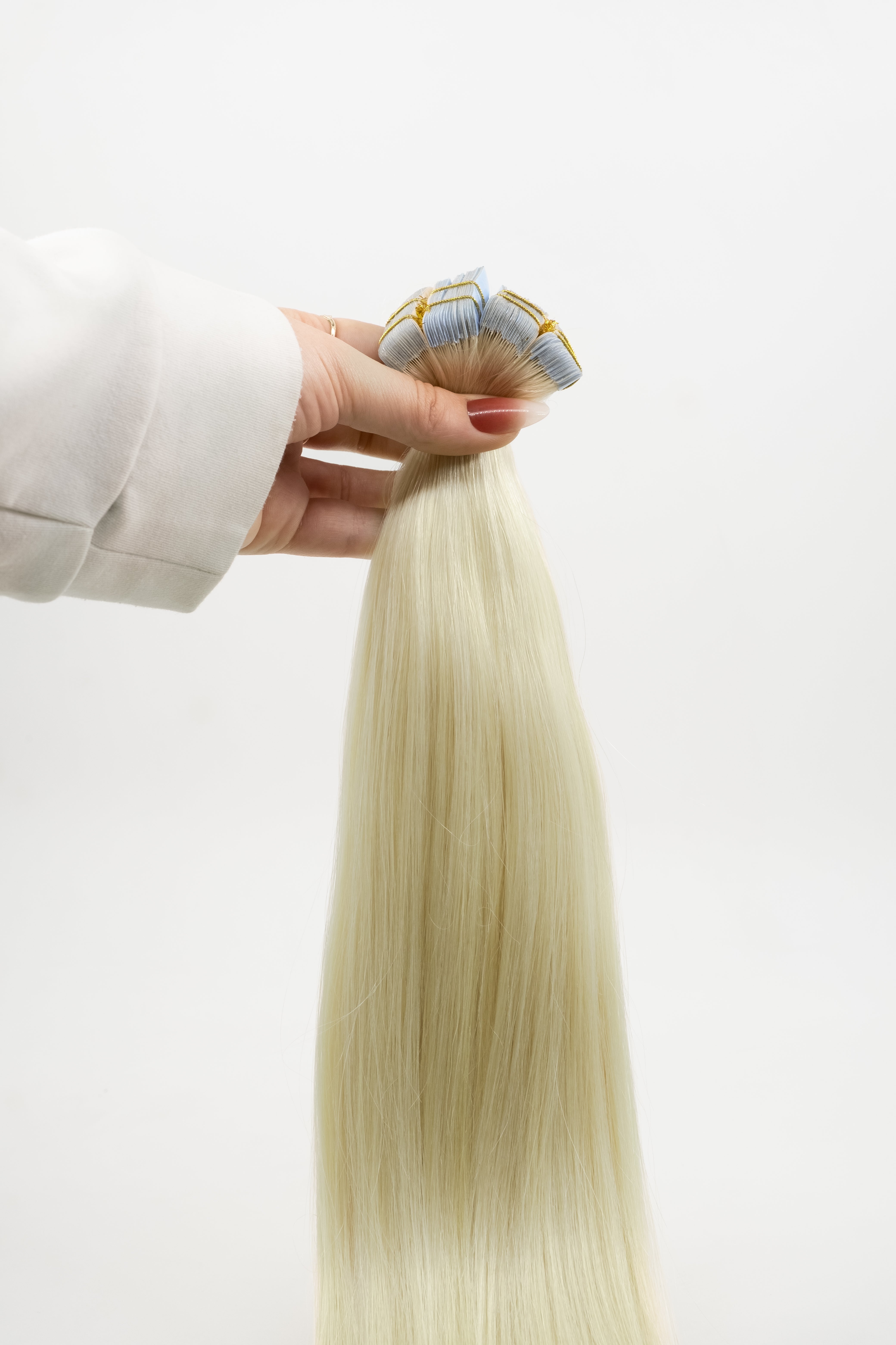 Platin Rengi Bant Kaynak Saç