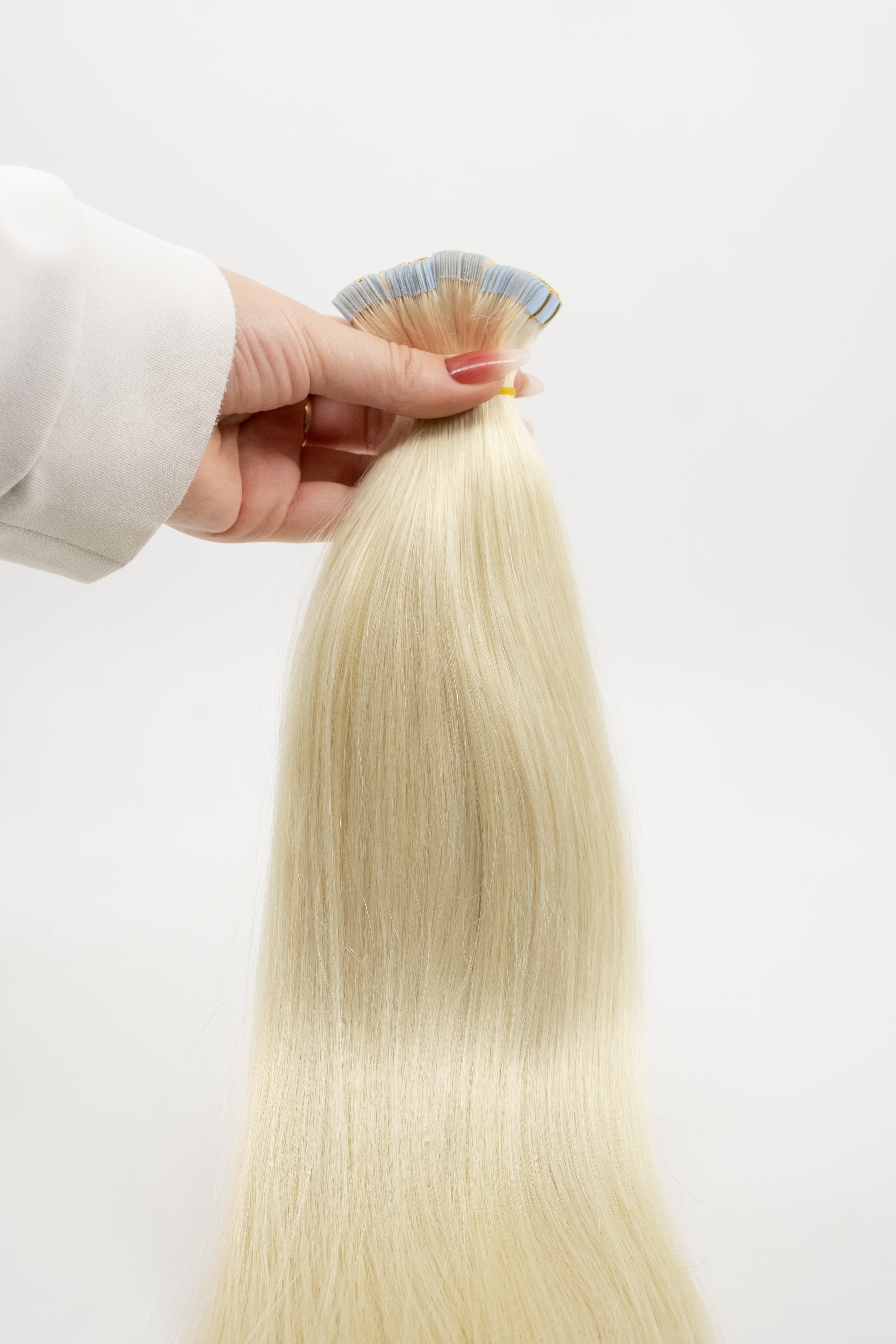 Platin Rengi Bant Kaynak Saç