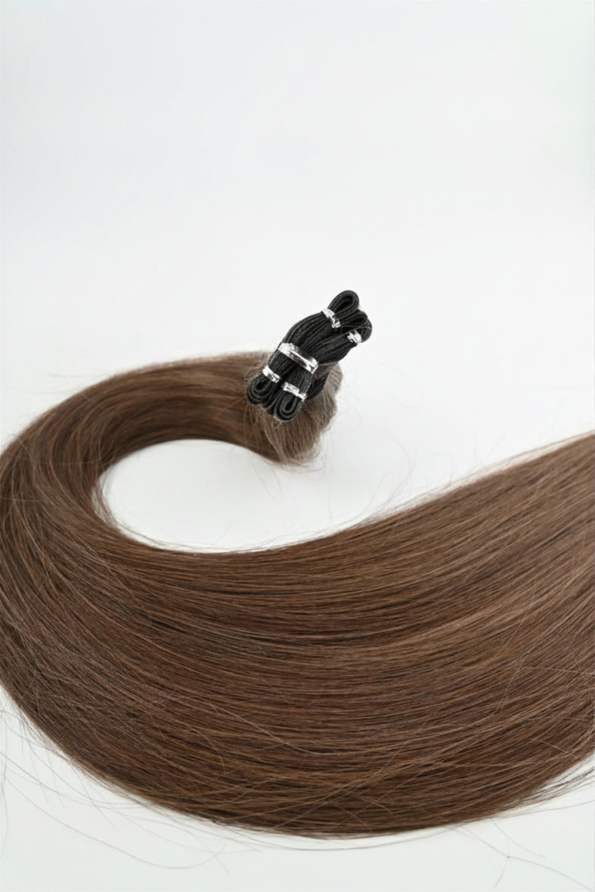 Genius Weft Hair Extensions – Medium Brown/Chestnut – 65cm/26 inch