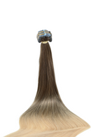 Invisible Tape Hair Extensions – Ash Beige Long Root Ombre – 3T/NOR-1/3#