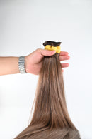 Double Drawn Hair - Ash Brown | 65 cm