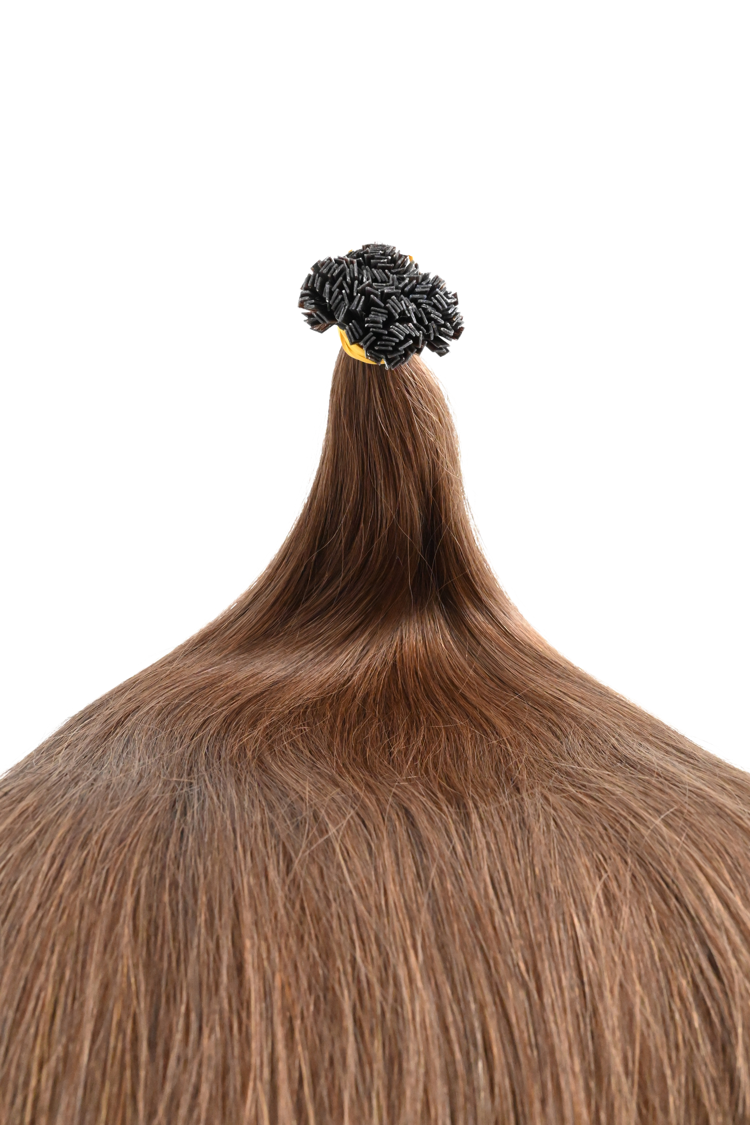 Double Drawn Hair - Keratin Bond Hair Extensions (1g per Strand) - Brown | 65 cm