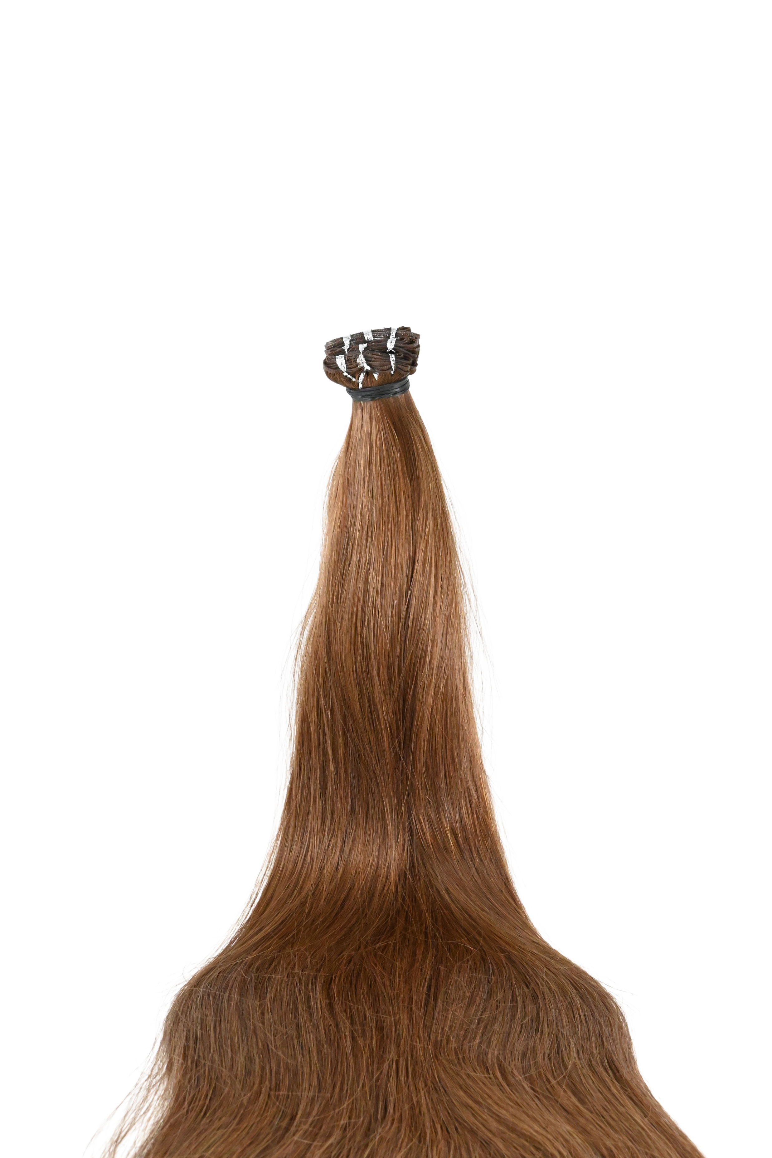 Genius Weft Hair Extensions – Light Copper Brown – 65cm/26 inch