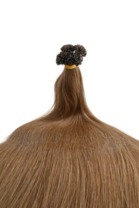 Double Drawn Hair - Keratin Bond Hair Extensions (1g per Strand) - Brown | 65 cm