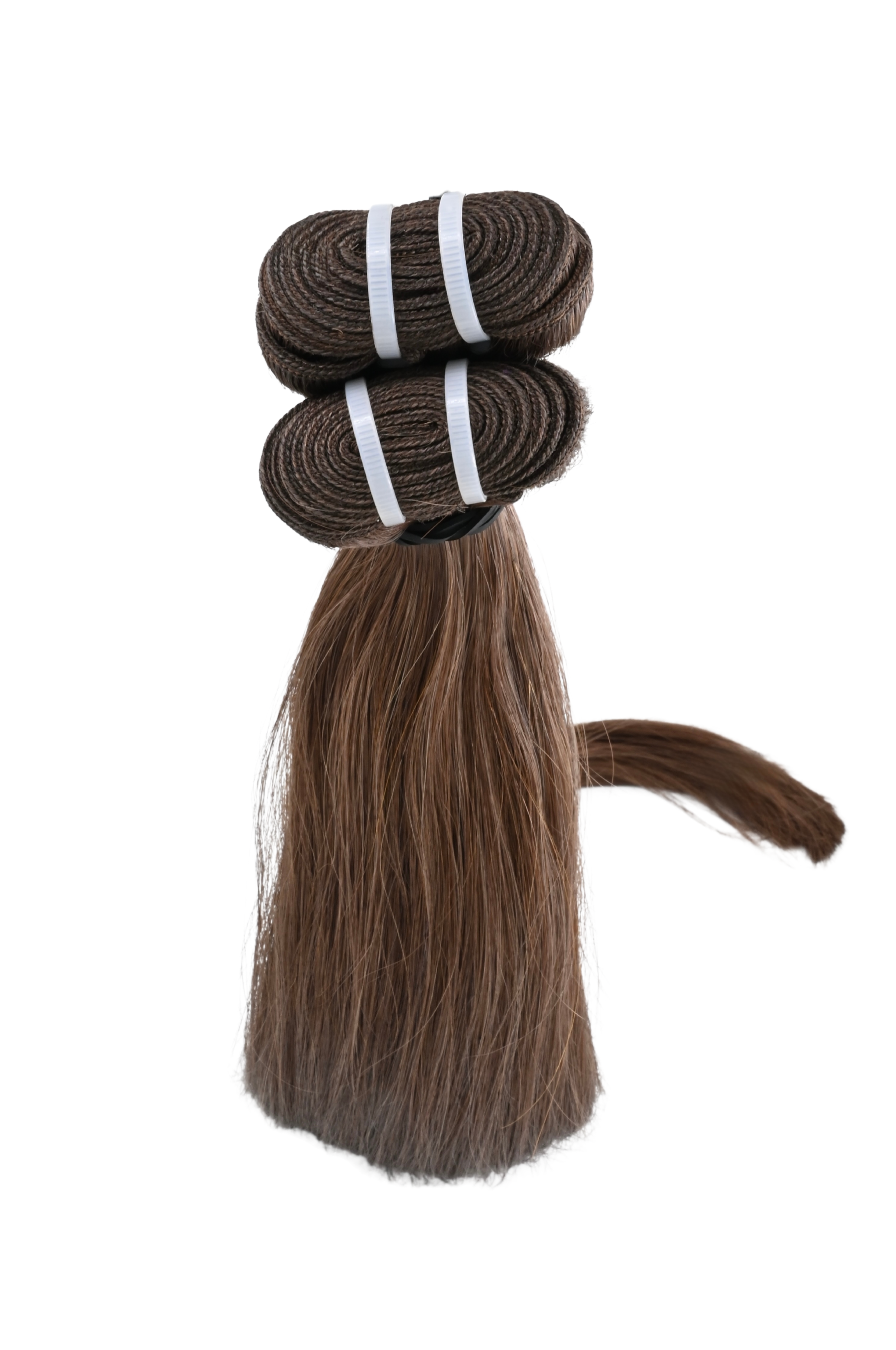 Double Drawn – Weft in Hair Extensions - Brown | 65 cm