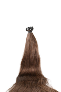Genius Weft Hair Extensions – Medium Ash Brown – 65cm/26 inch