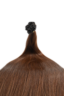 Double Drawn Hair - Keratin Bond Hair Extensions (1g per Strand) - Brown | 65 cm