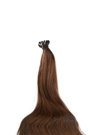Genius Weft Hair Extensions – Warm Chestnut Brown – 65cm/26 inch