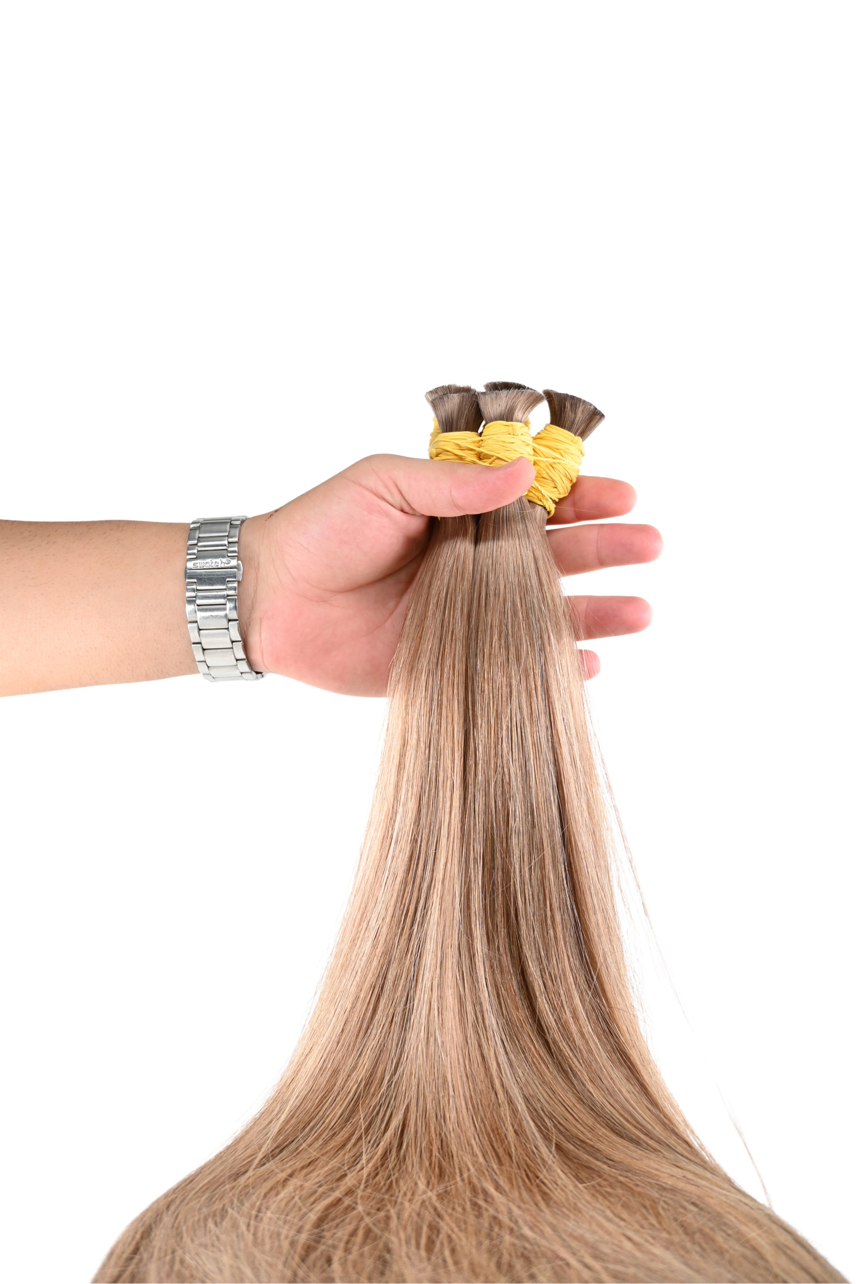 Double Drawn Hair - Light Ash Brown | 65 cm