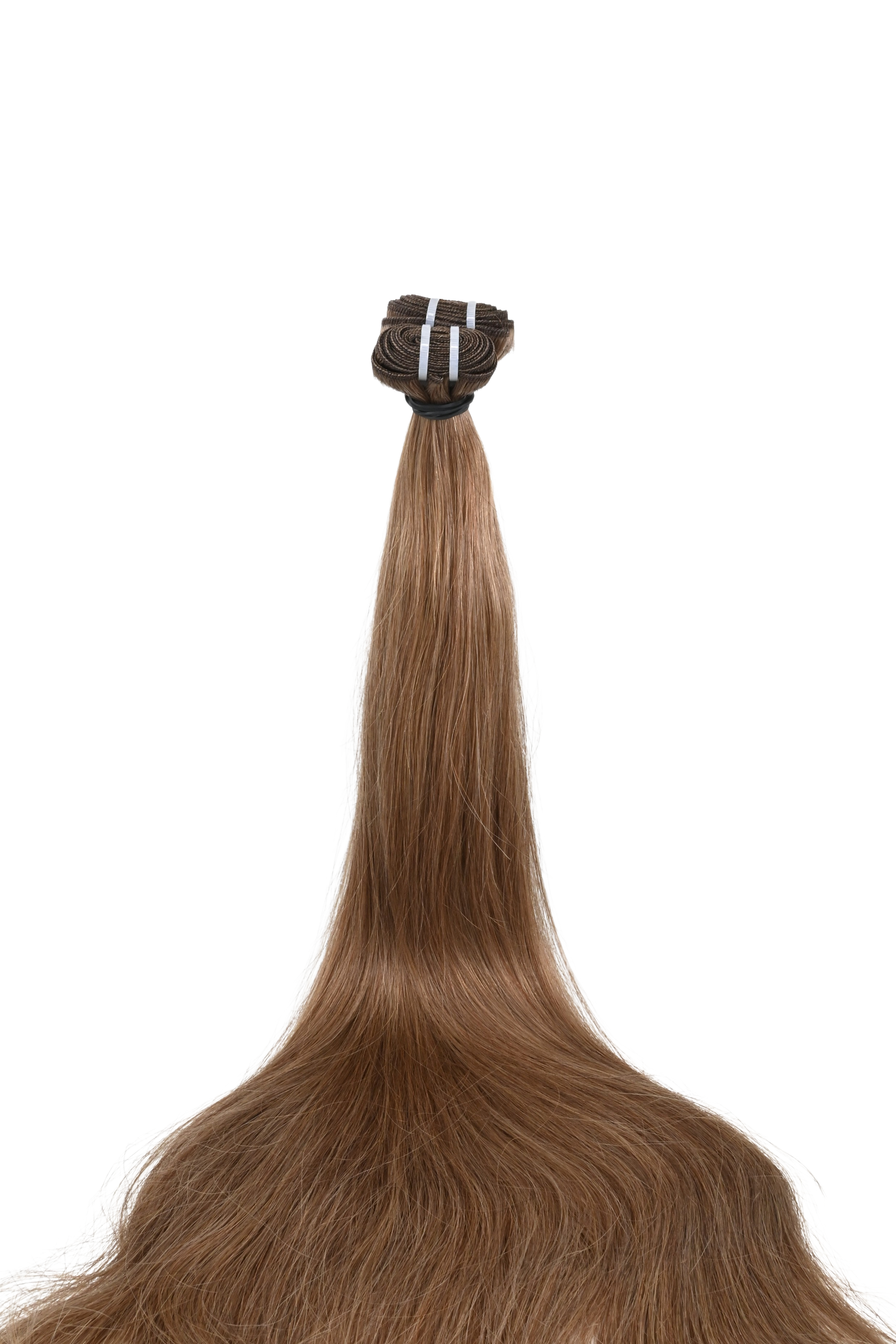 Double Drawn Hair - Weft in Hair Extensions - Brown | 65 cm
