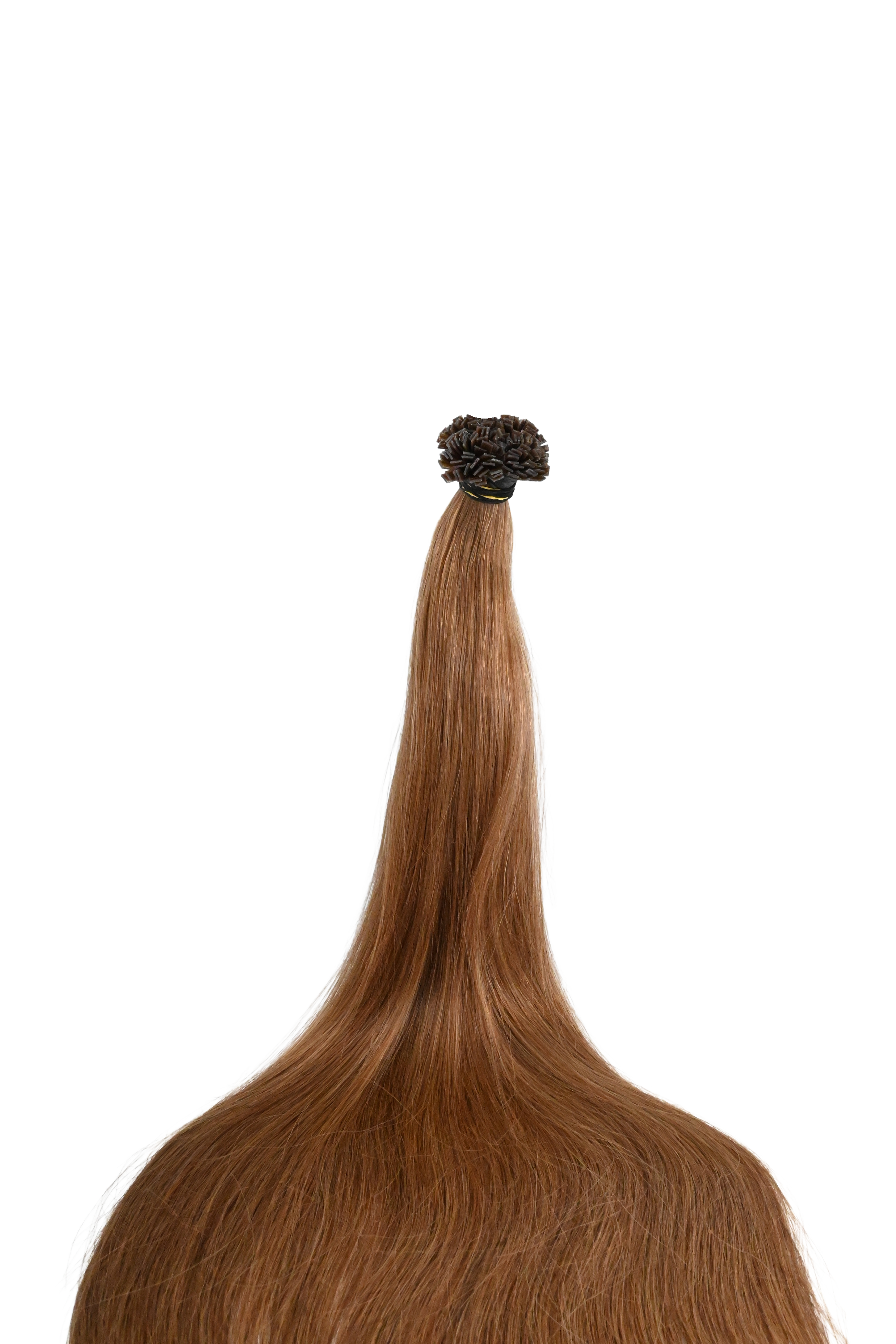 Cheveux 100 % Humains Épais de la Racine aux Pointes – Extensions Micro kératine d' 1 Gramme – Marron Cendré  | 65 cm