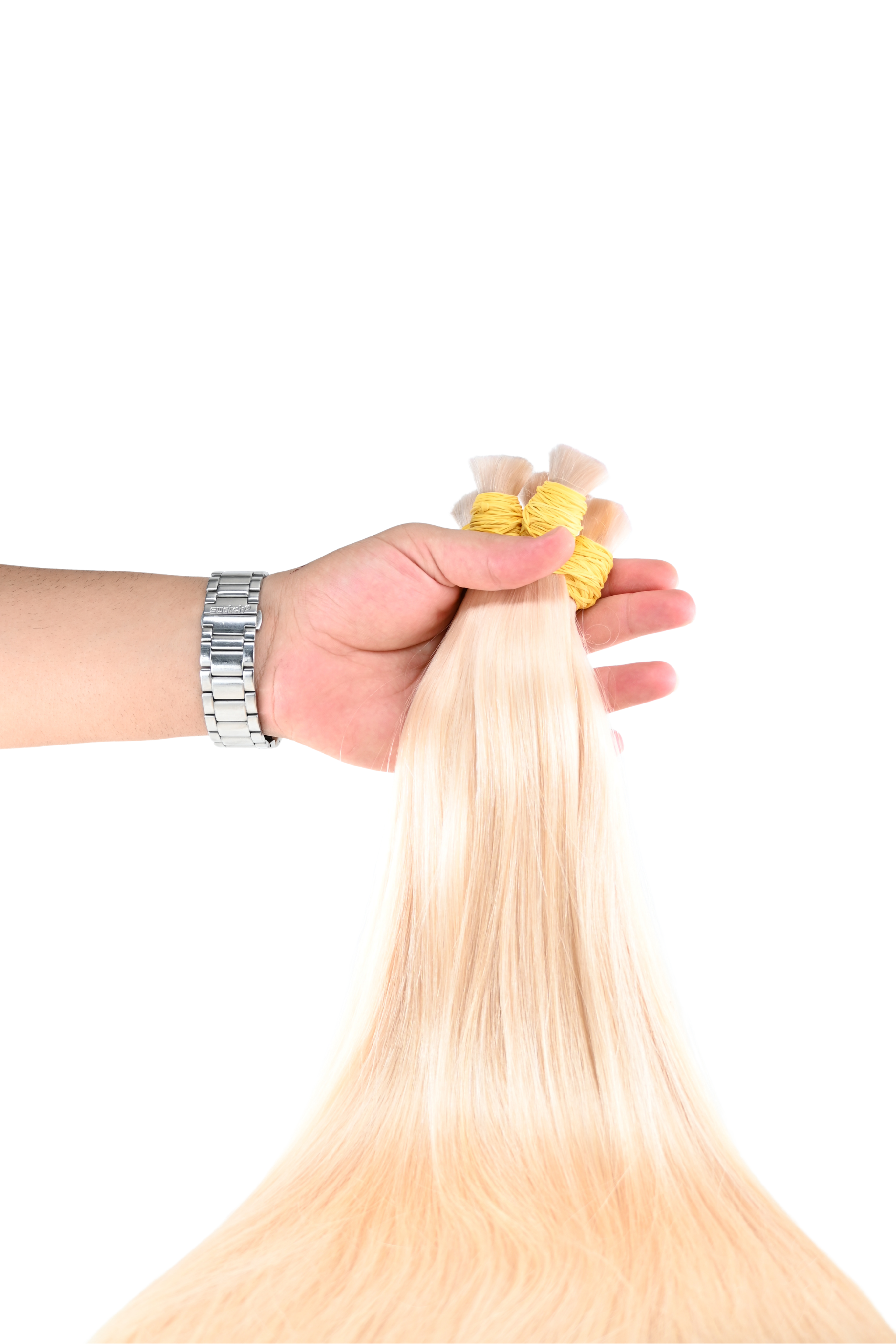 Double Drawn Hair - Platinum | 65 cm