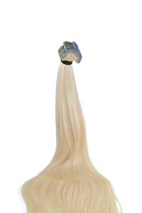 Invisible Tape-In Hair Extensions – Platinum Blonde – 65 inch