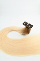 Genius Weft Hair Extensions – Ombre Brown to Ice Blonde – 65cm/26 inch