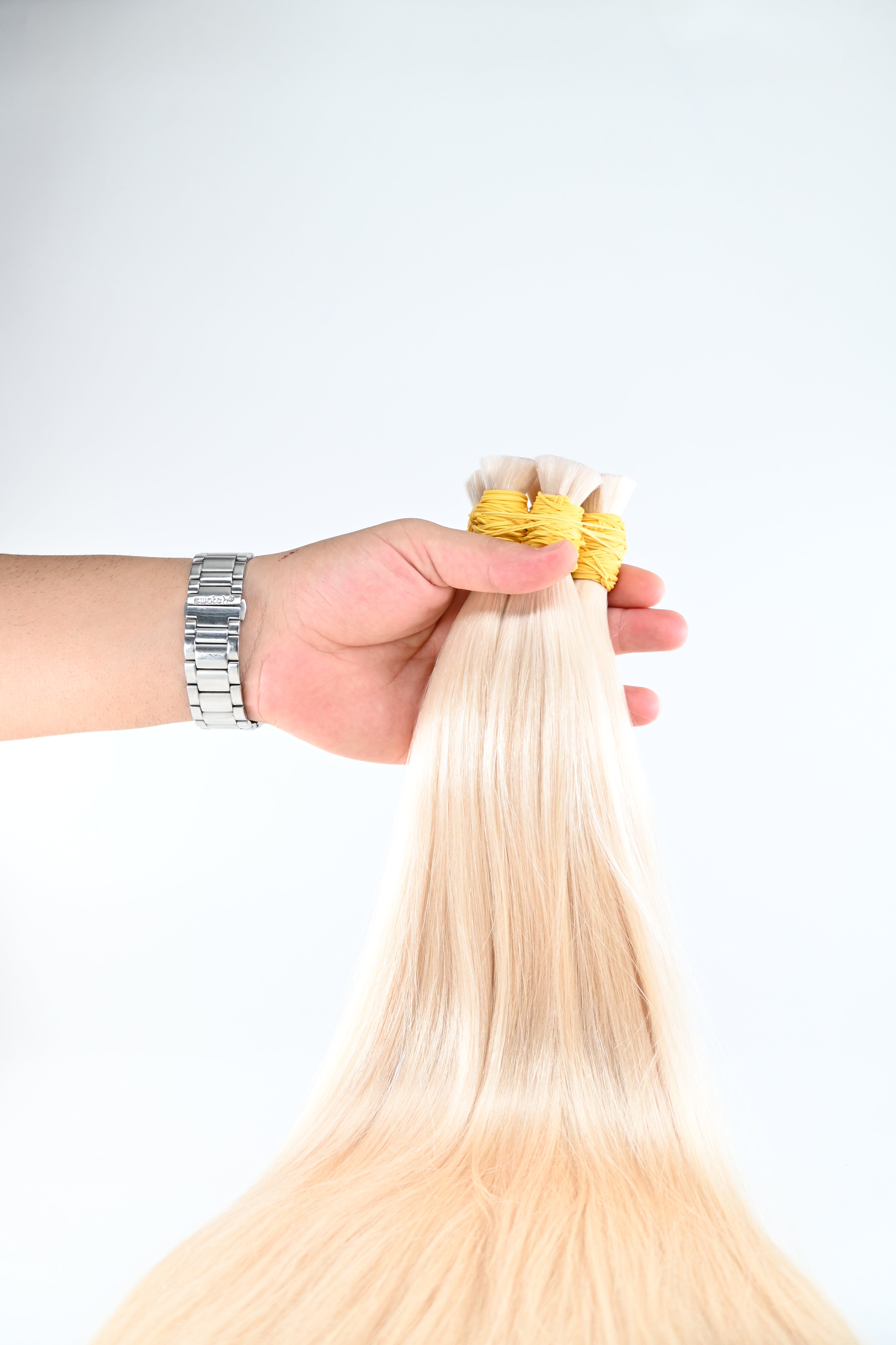 Double Drawn Hair - Platinum | 65 cm