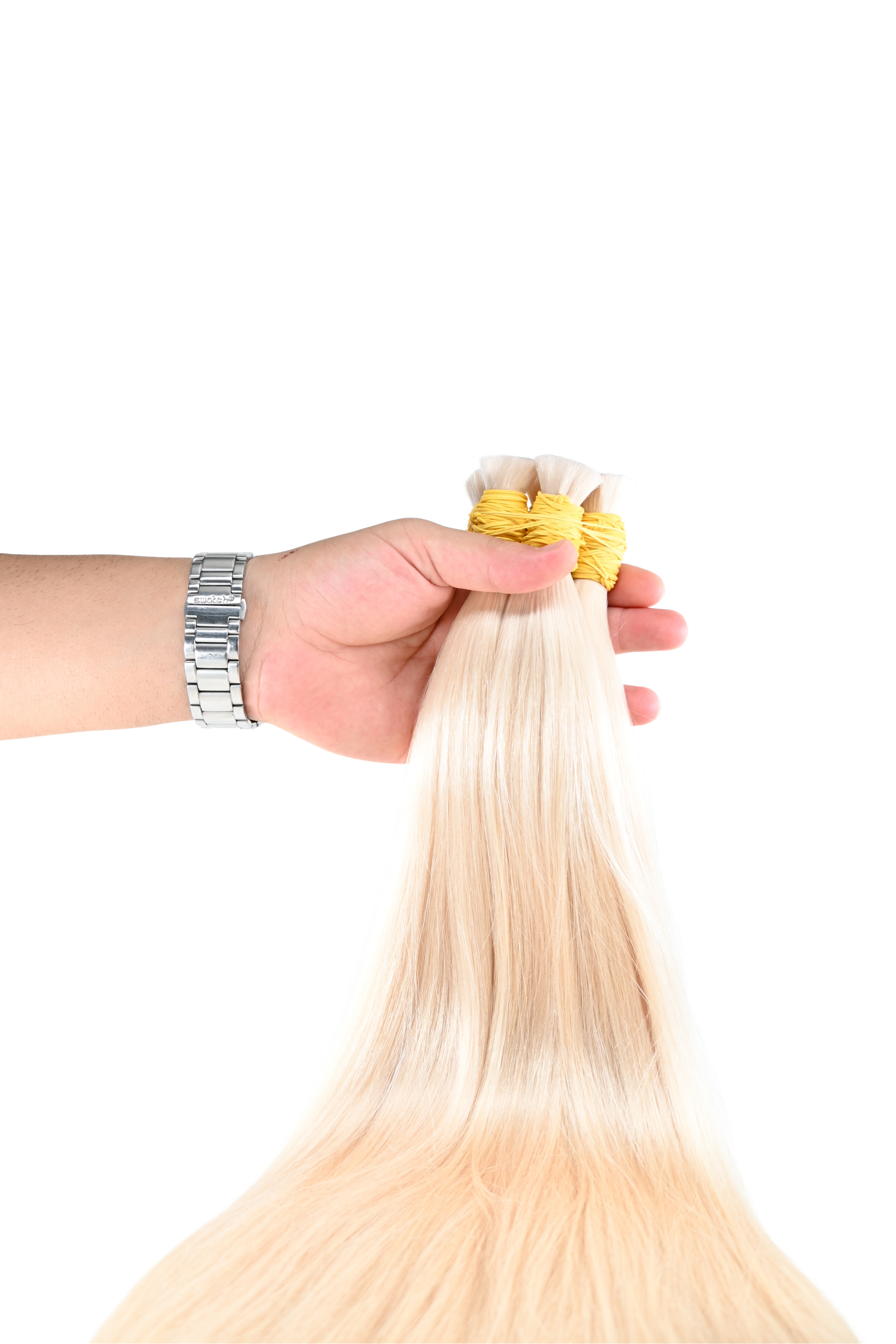 Double Drawn Hair - Platinum | 65 cm