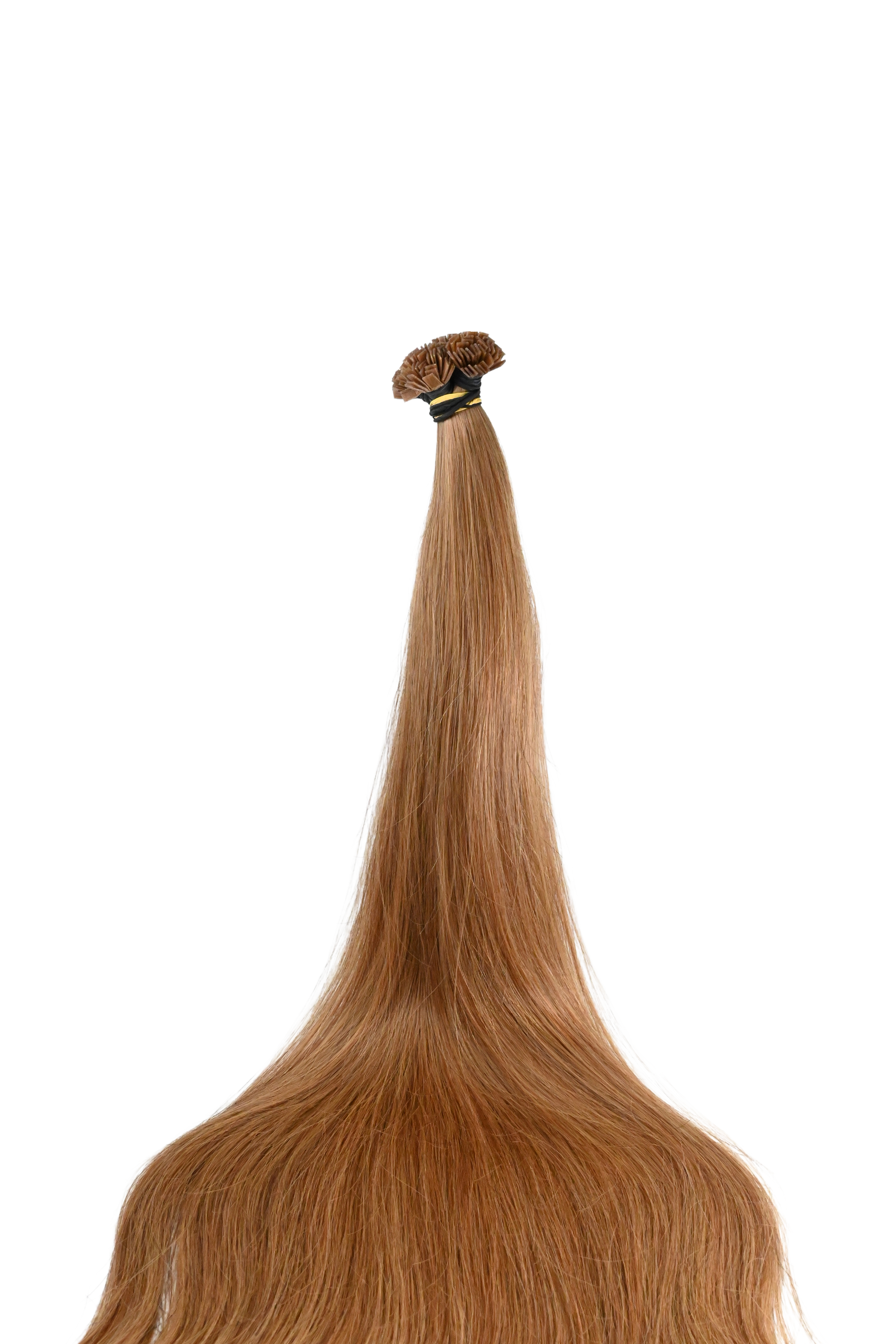 Double Drawn Hair - Keratin Bond Hair Extensions (1g per Strand) - Brown | 65 cm