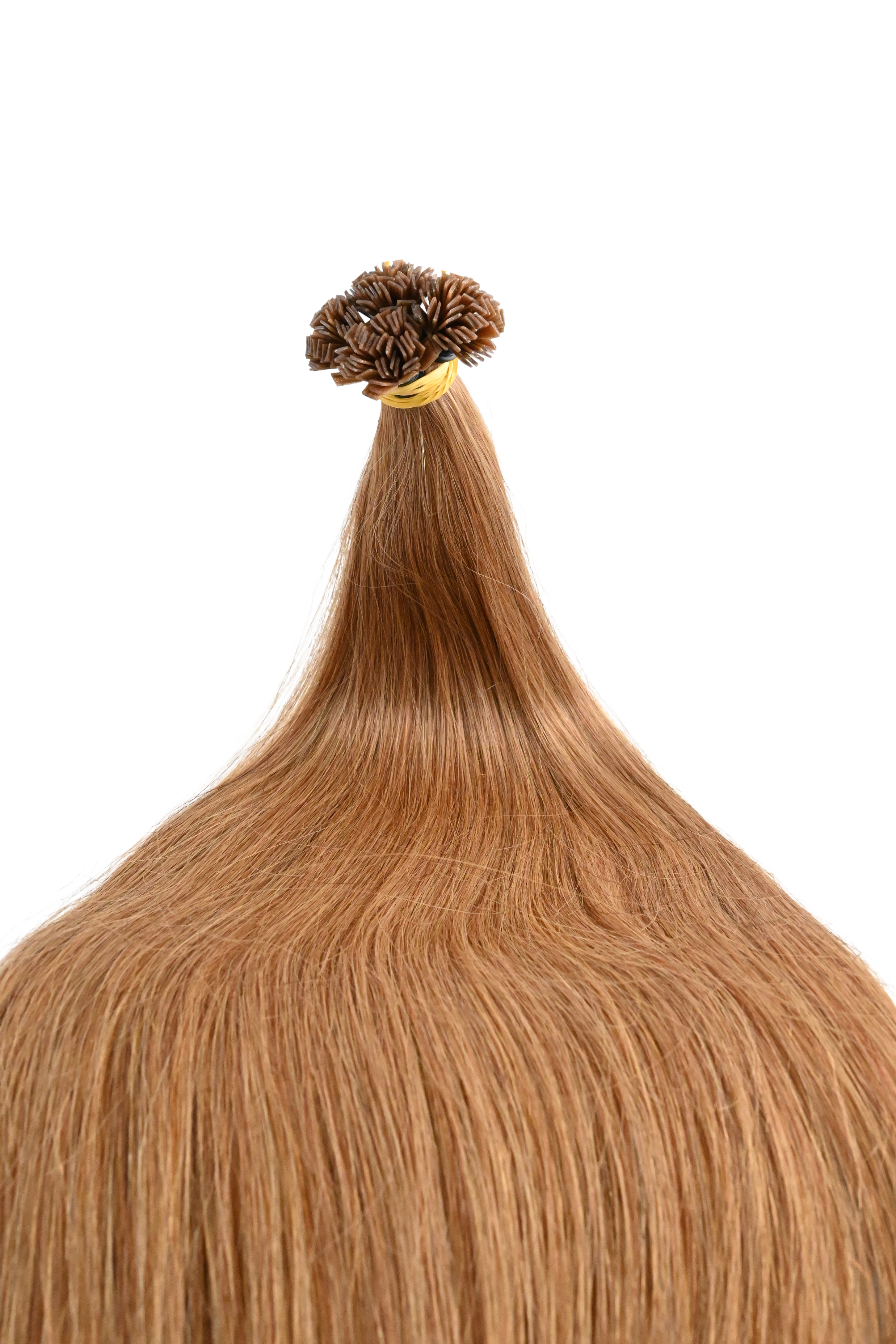 Double Drawn Hair - Keratin Bond Hair Extensions (1g per Strand) - Brown | 65 cm
