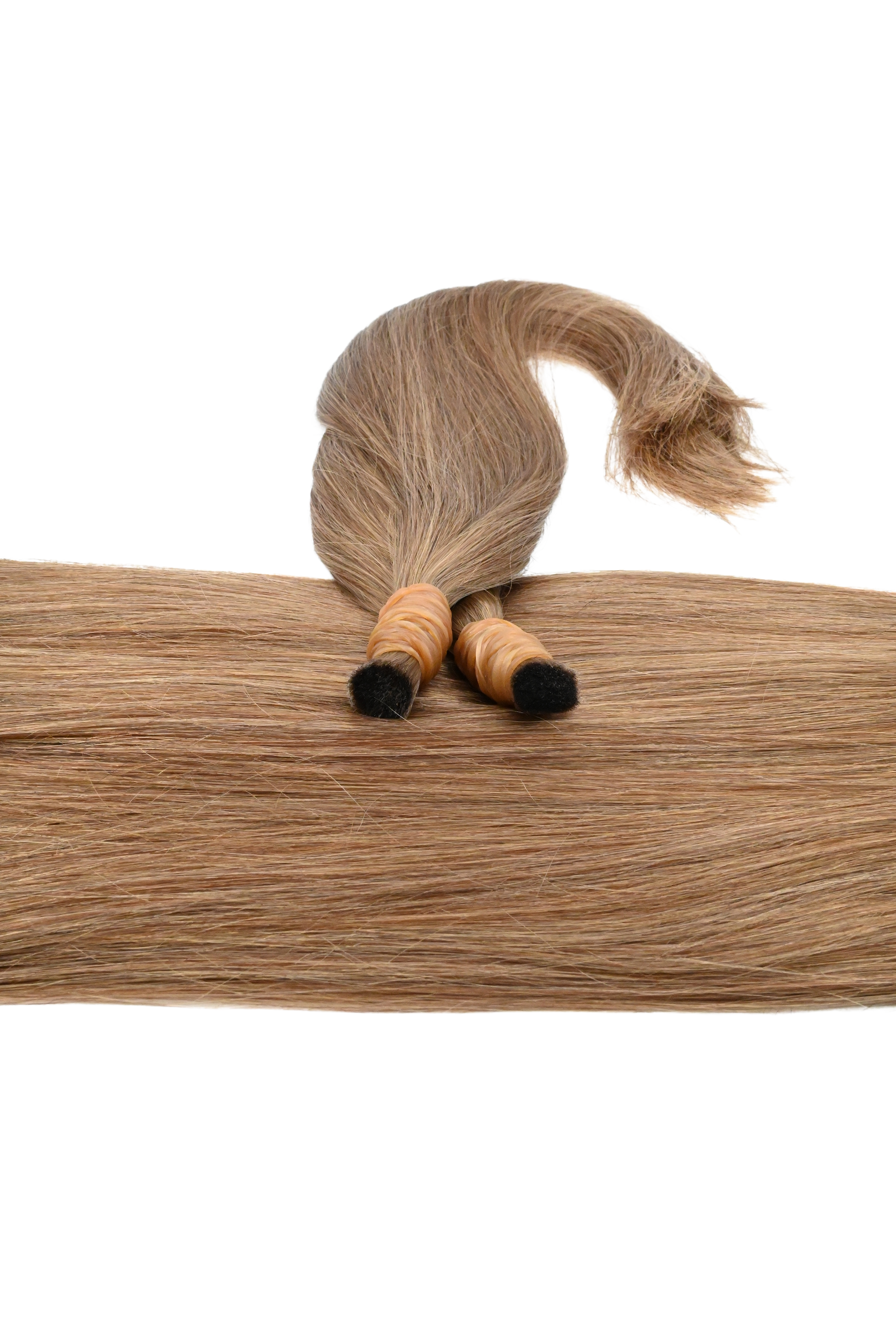 Super Double Drawn  Hair Ash Brown / Cool Light Brown | 60cm