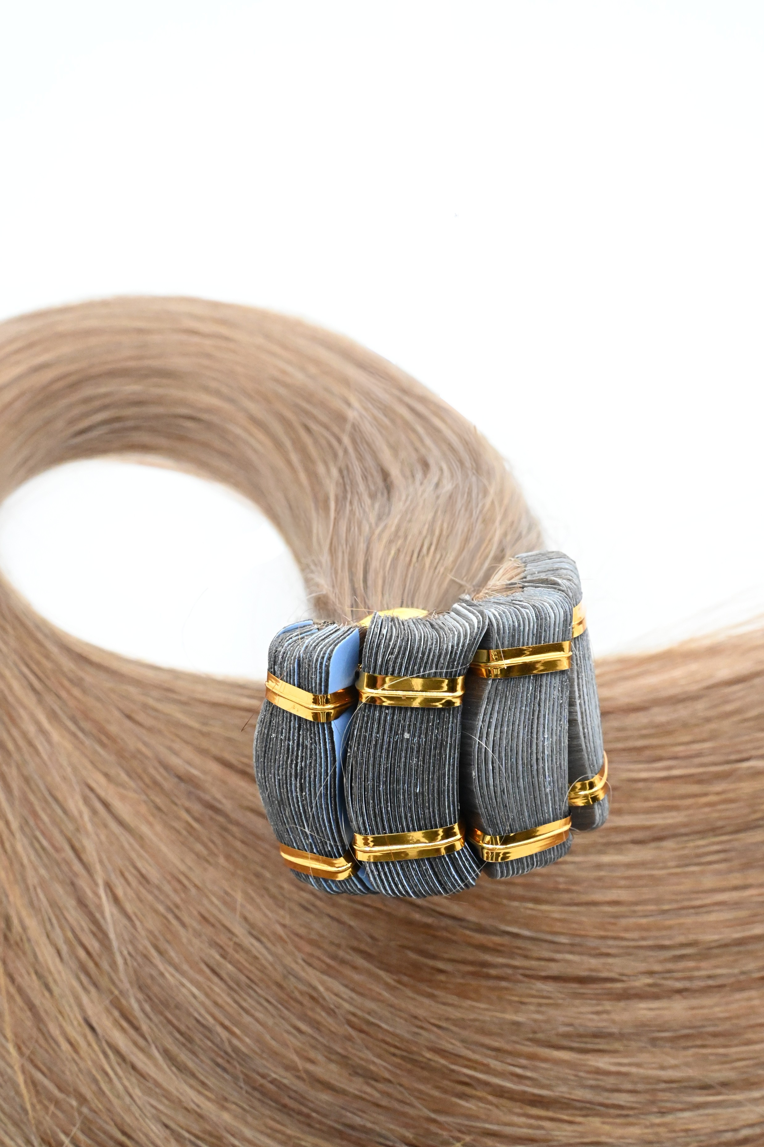 Tape in Double Hair Extensions | Light Ash Beige Blonde | 65cm