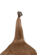Double Drawn – Weft in Hair Extensions -  Light Brown| 65 cm