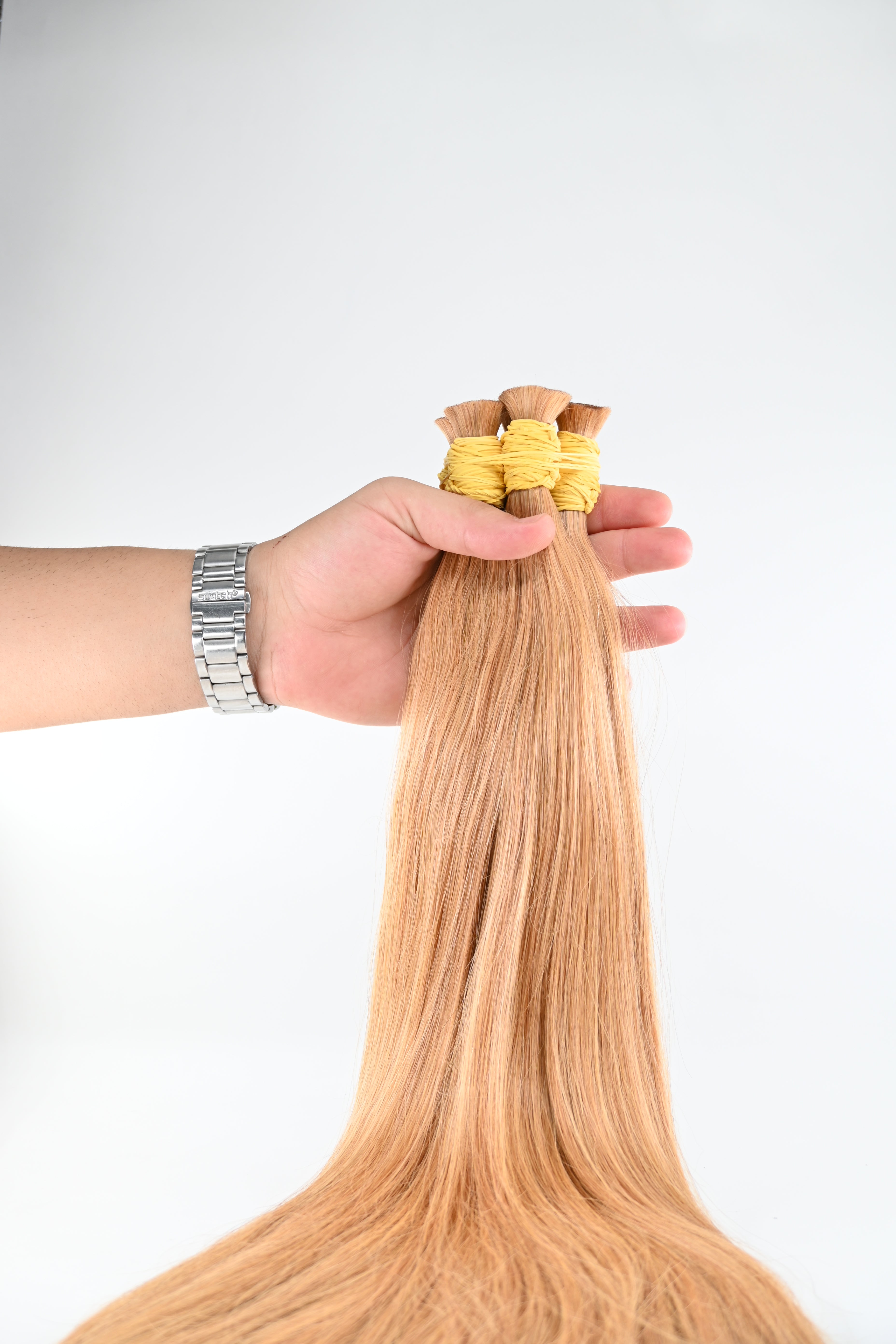 Double Drawn Hair - Caramel Brown | 65 cm