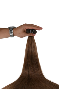 Double Drawn – Weft in Hair Extensions - Brown | 65 cm Tılsım