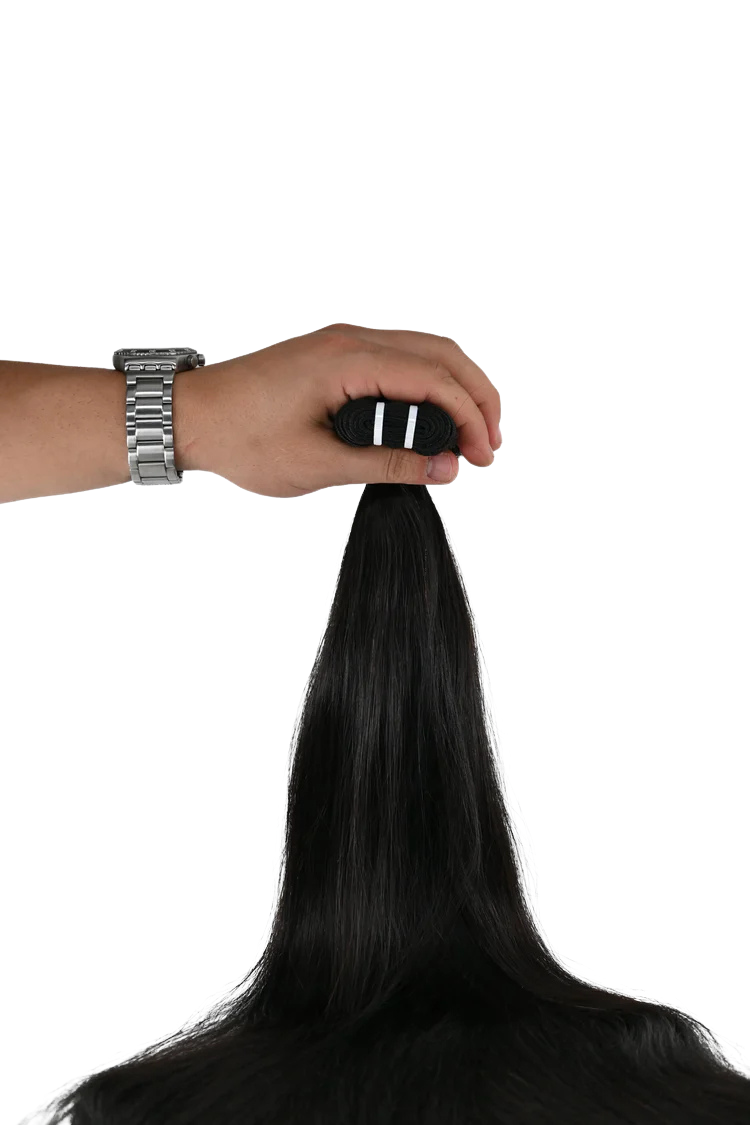 Double Drawn Hair - Weft in Hair Extensions - Natural | 65 cm