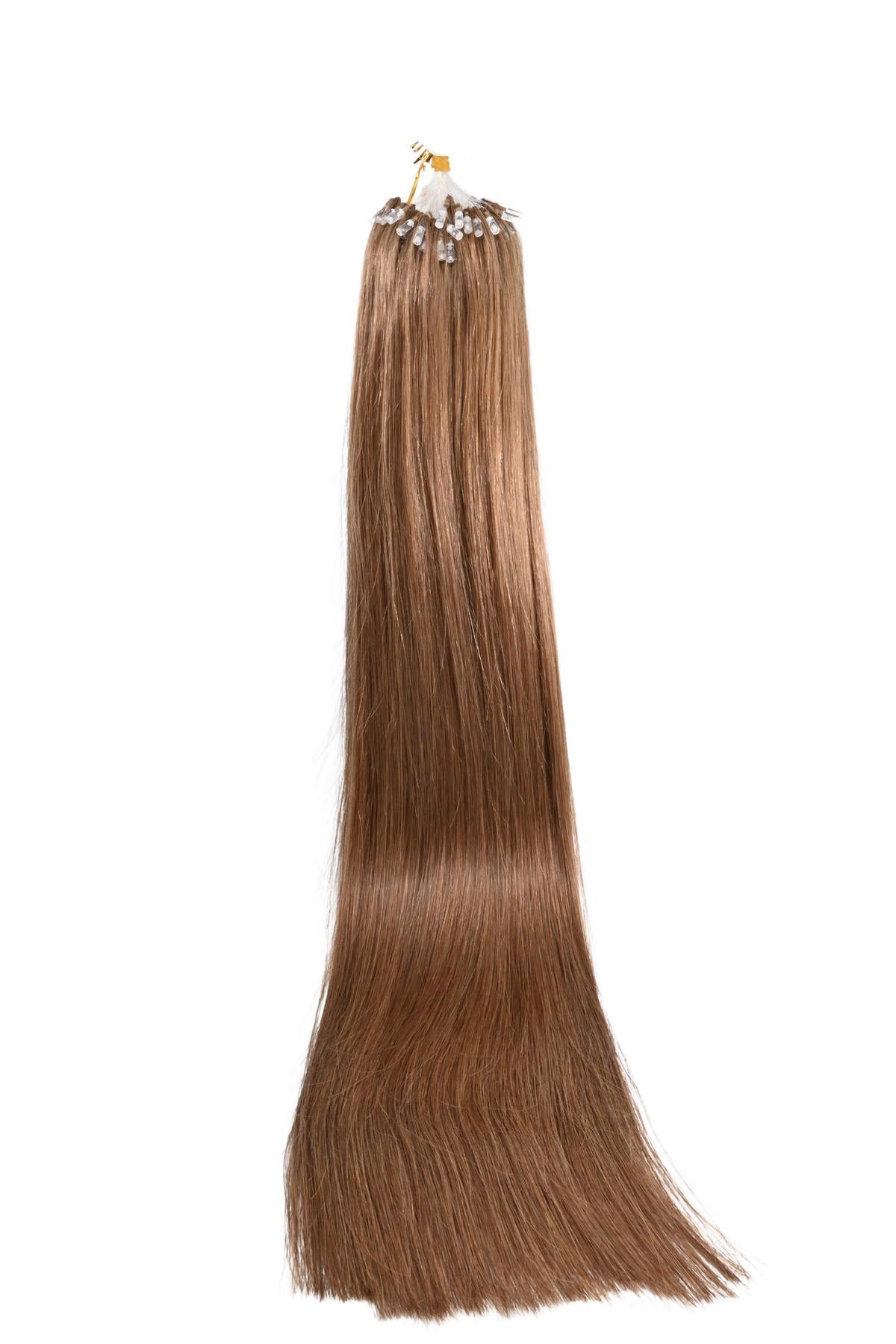 Ananas 6HD Hair Extensions - Light Brown Micro Loop| 65 cm | - Color Code ( 6- #)