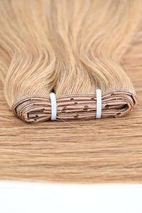 Butterfly Weft Hair Extensions - Light Ash Brown - 6.2#