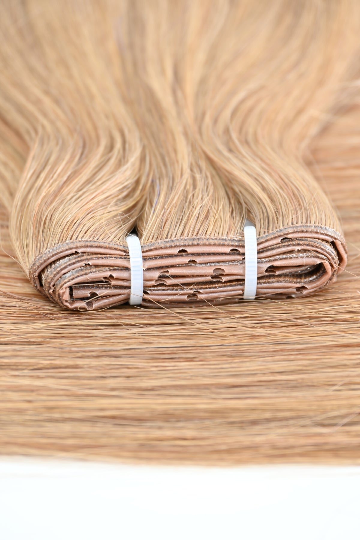 Butterfly Weft Hair Extensions - Light Ash Brown - 6.2#