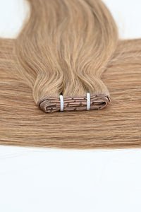 Butterfly Weft Hair Extensions - Light Ash Brown - 6.2#