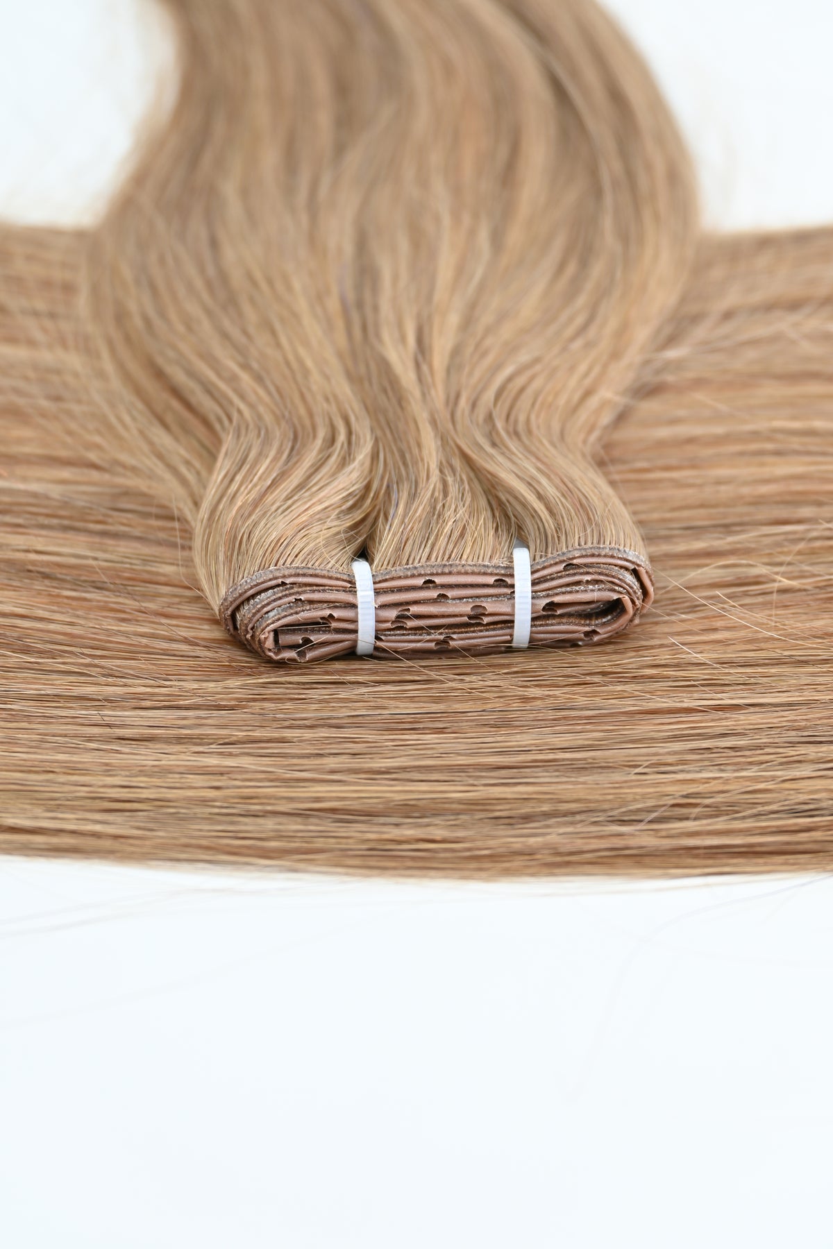 Butterfly Weft Hair Extensions - Light Ash Brown - 6.2#